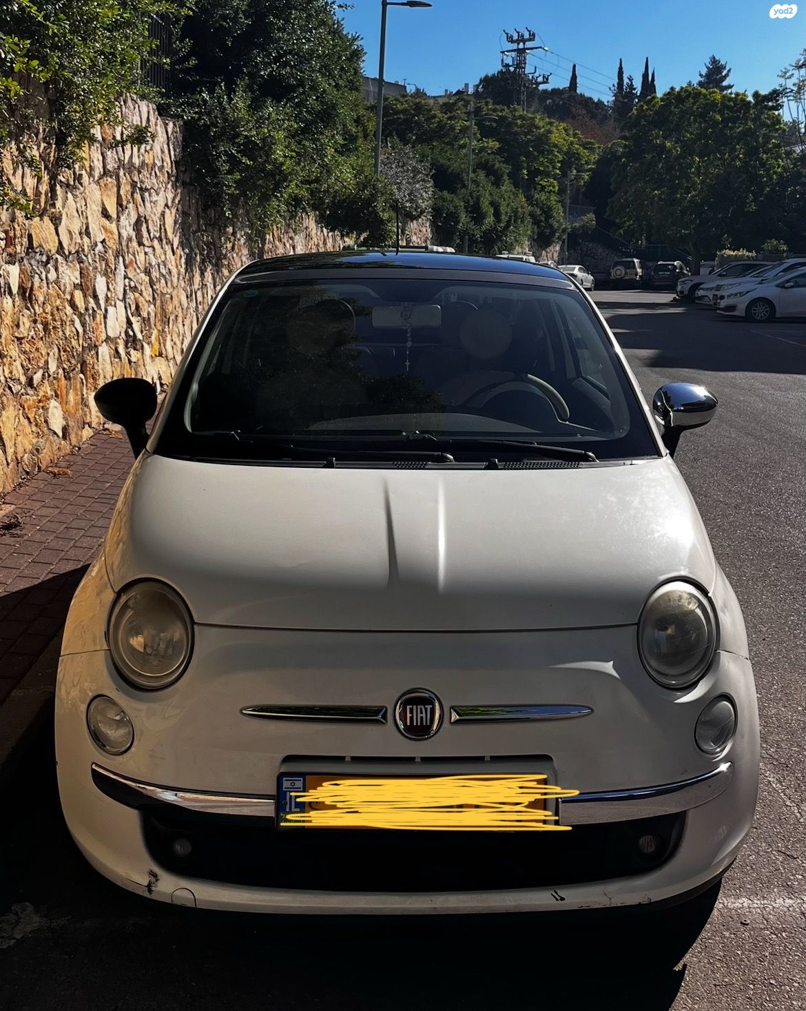 מודעת רכב פיאט 500