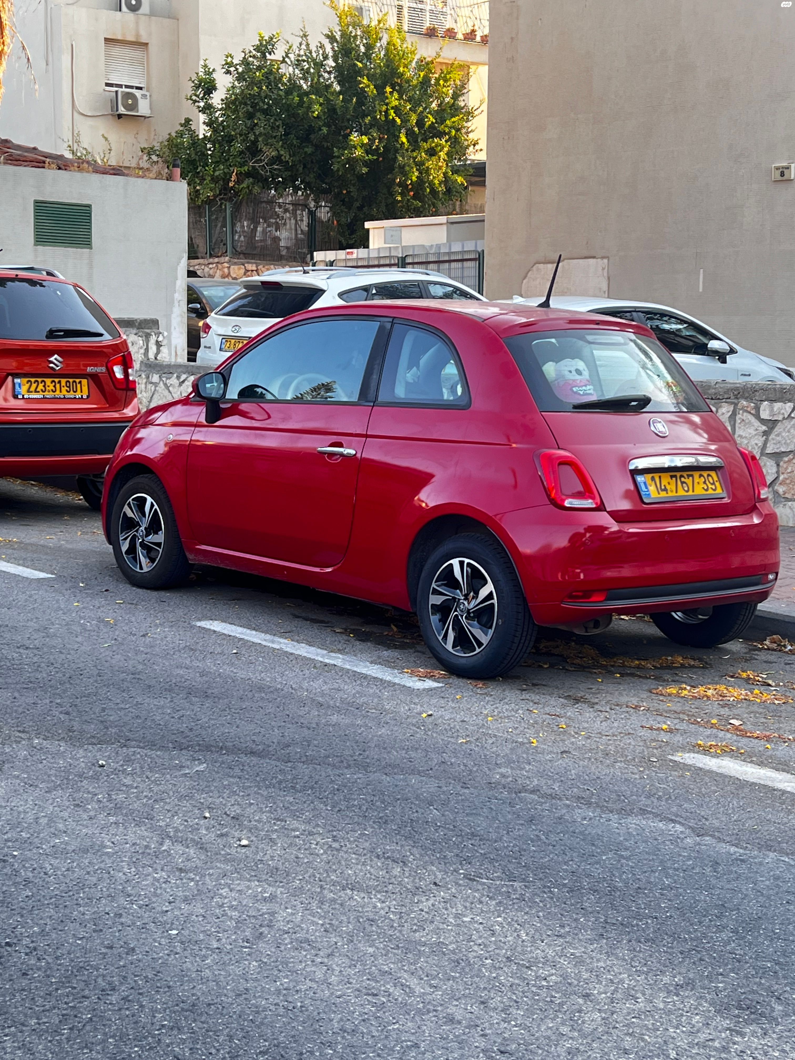 מודעת רכב פיאט 500