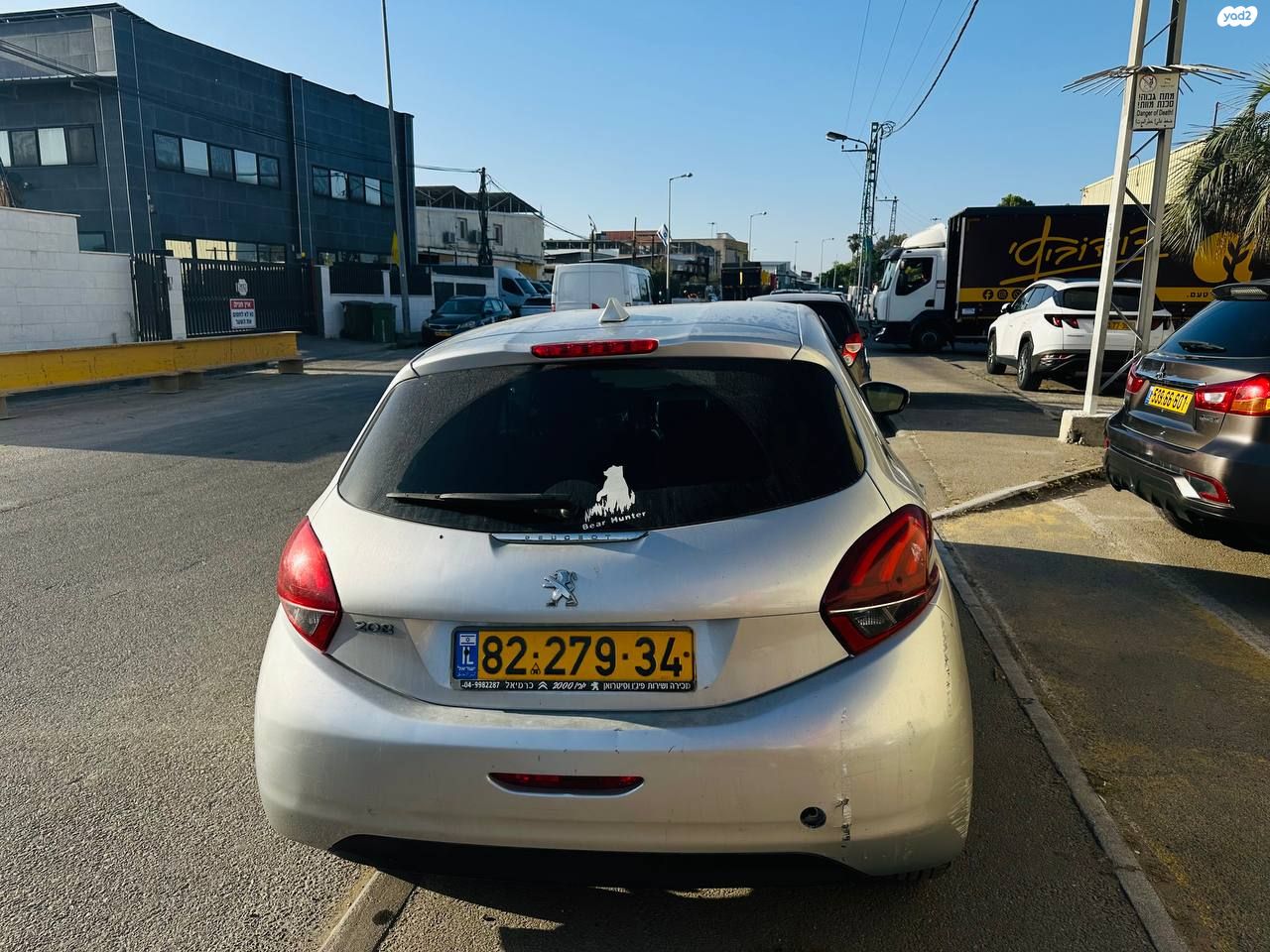 מודעת רכב פיג'ו 208