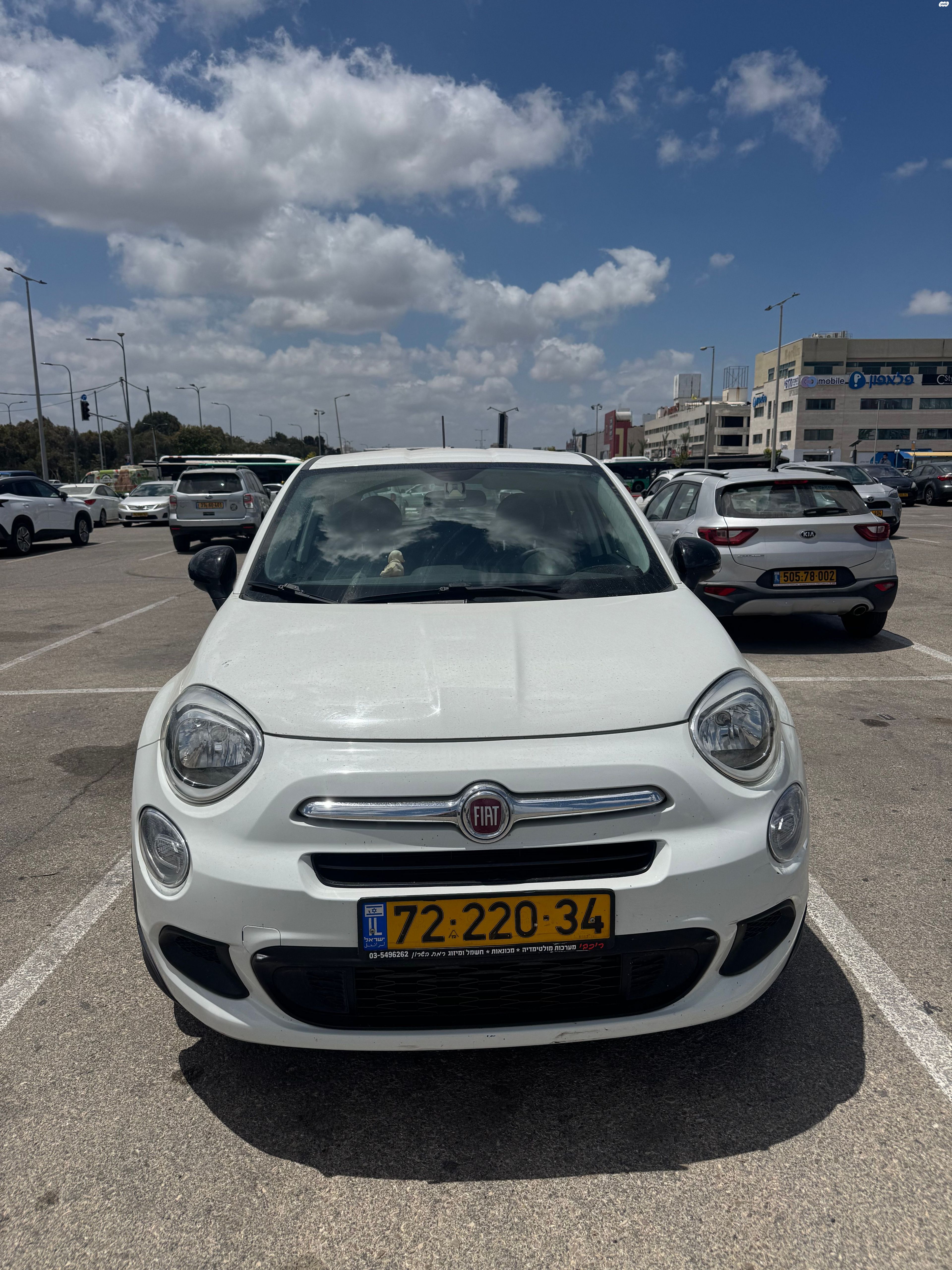 מודעת רכב פיאט 500X
