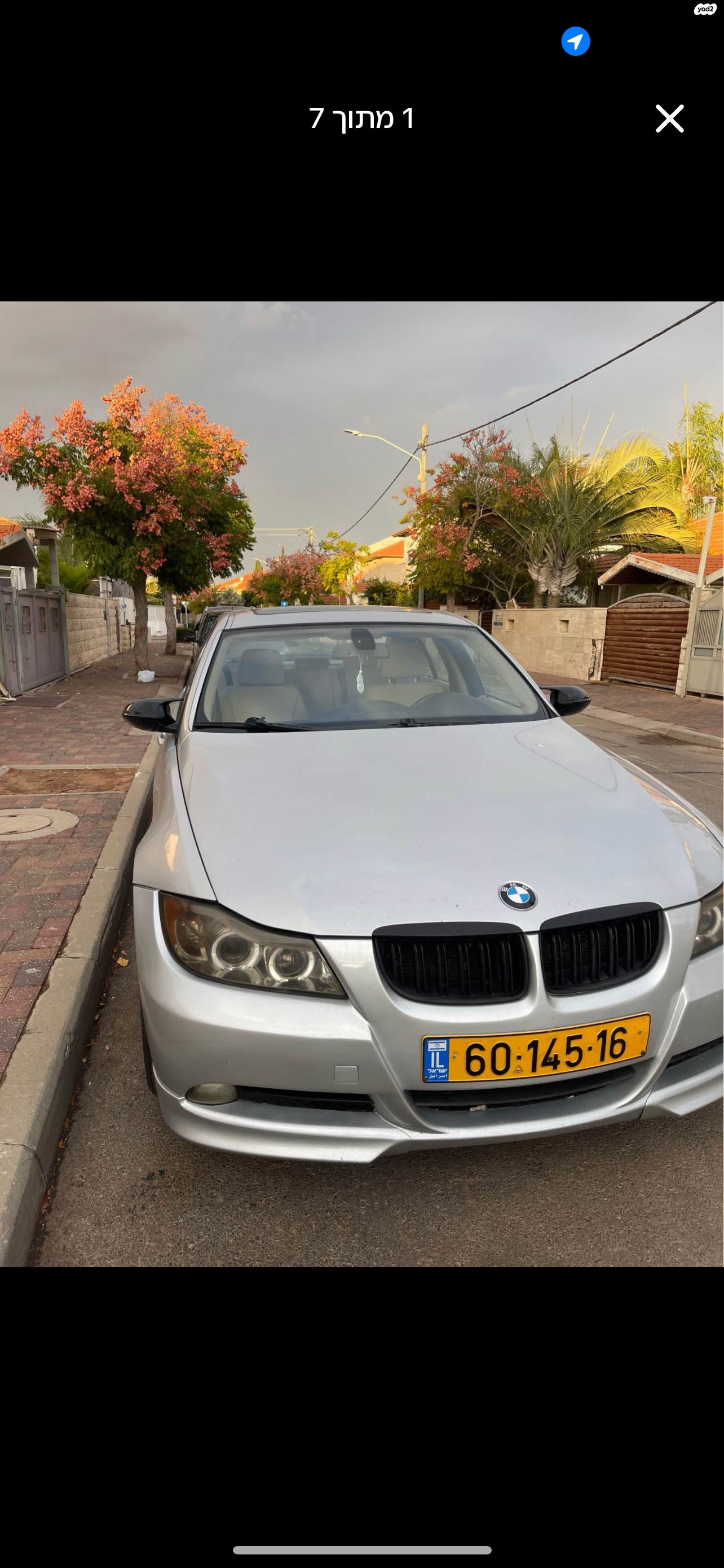 מודעת רכב ב מ וו סדרה 3