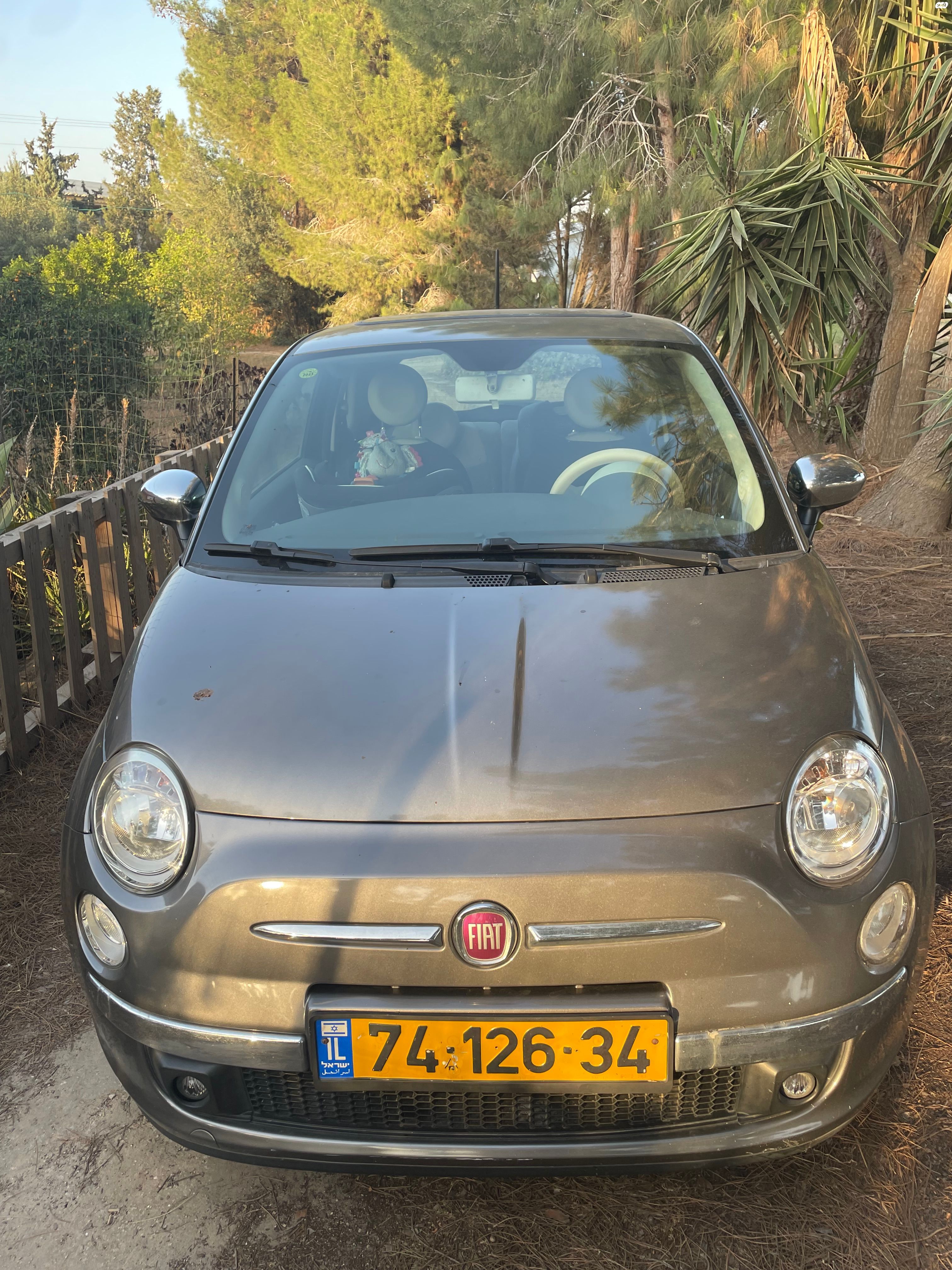 מודעת רכב פיאט 500