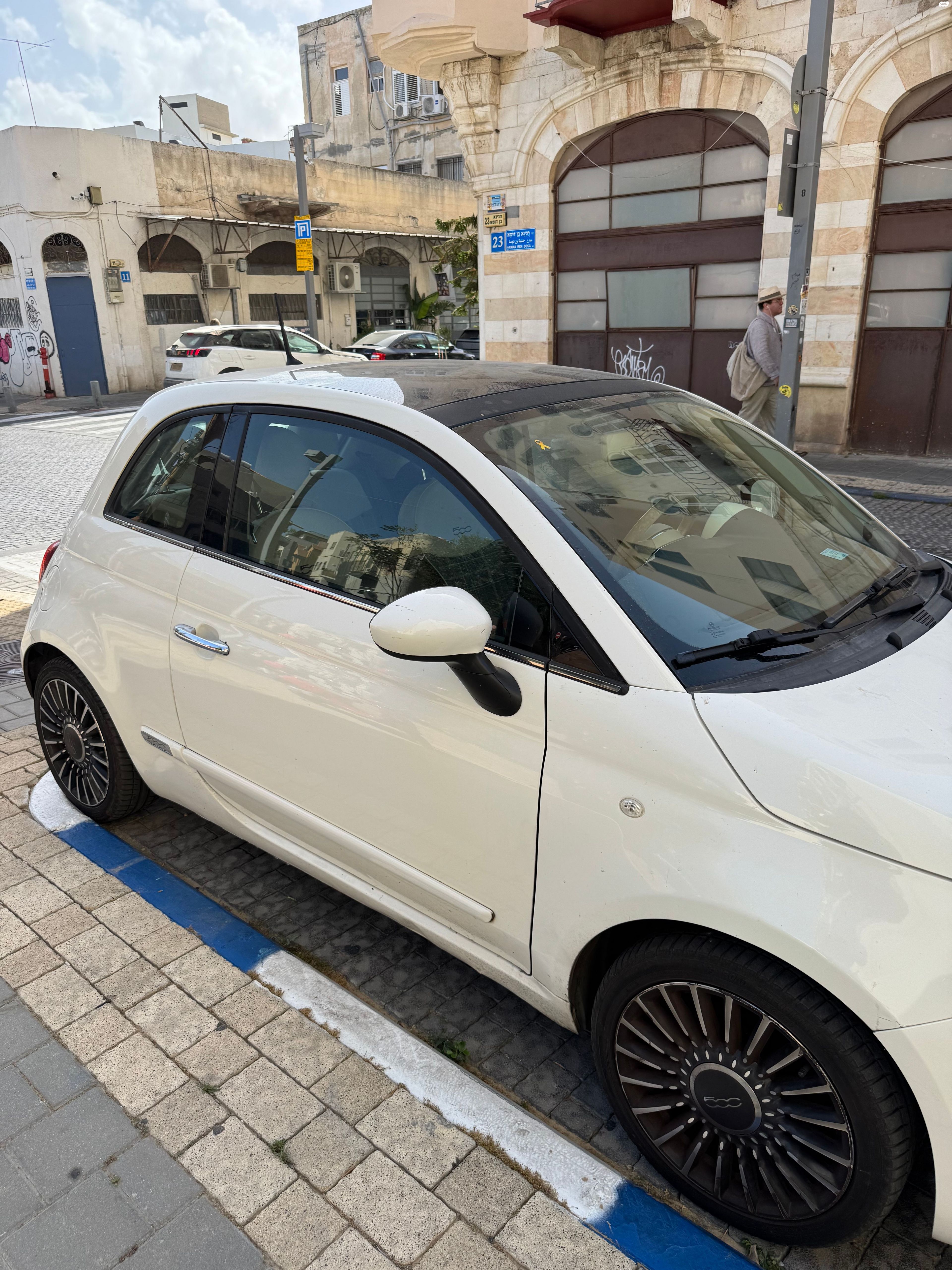 מודעת רכב פיאט 500