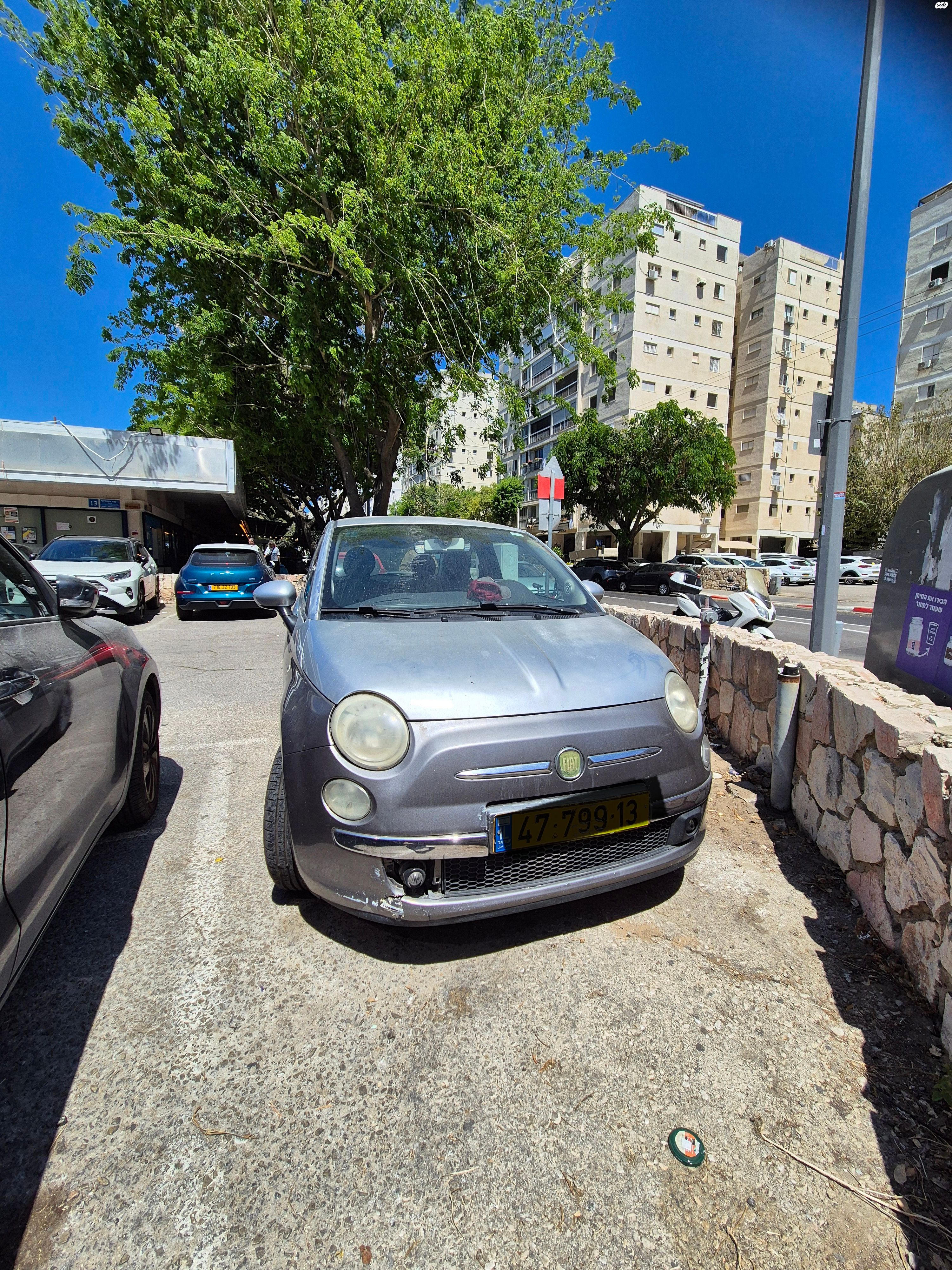 מודעת רכב פיאט 500