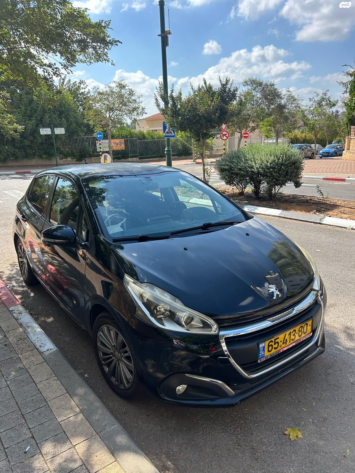 מודעת רכב פיג'ו 208