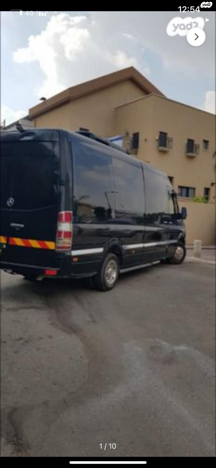 מודעת רכב מרצדס-בנץ ספרינטר