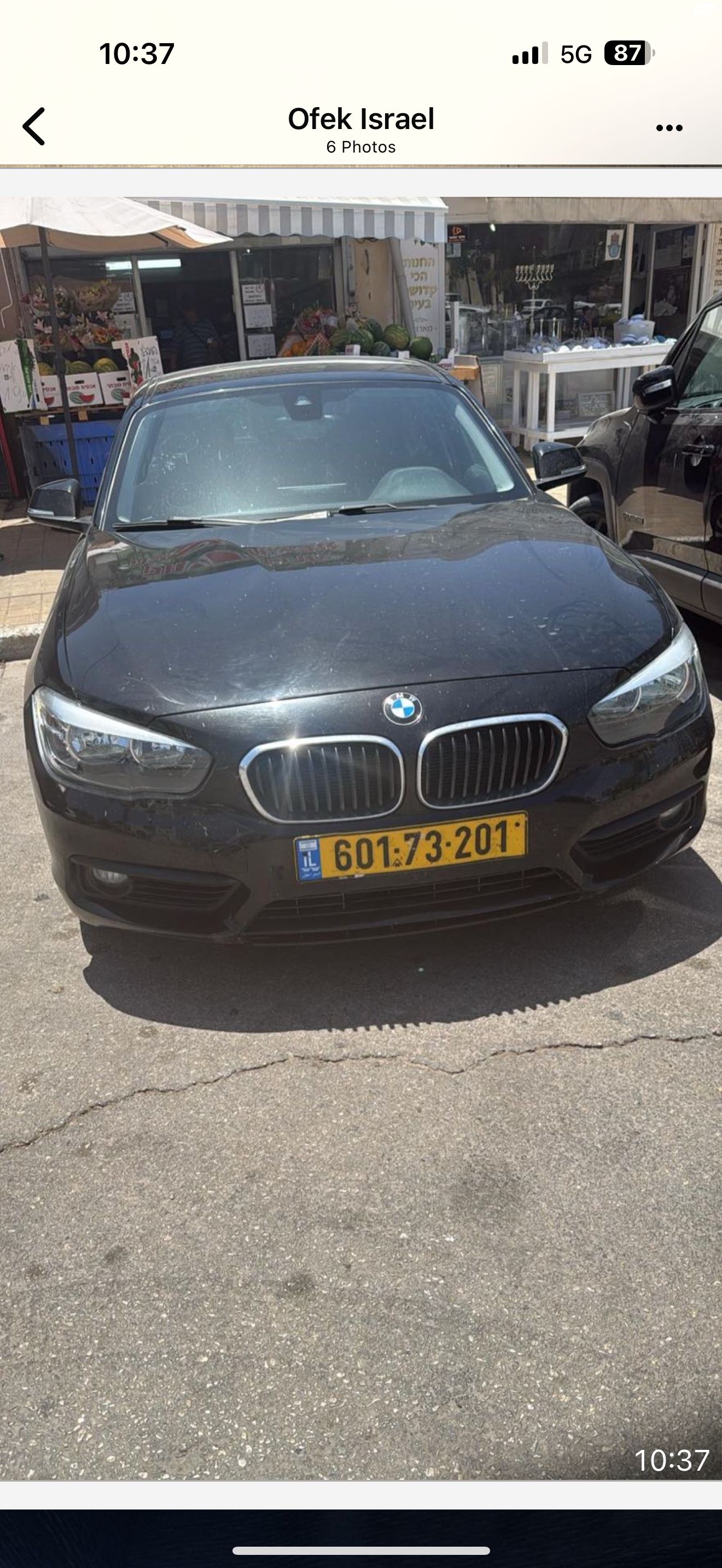 מודעת רכב ב מ וו סדרה 1
