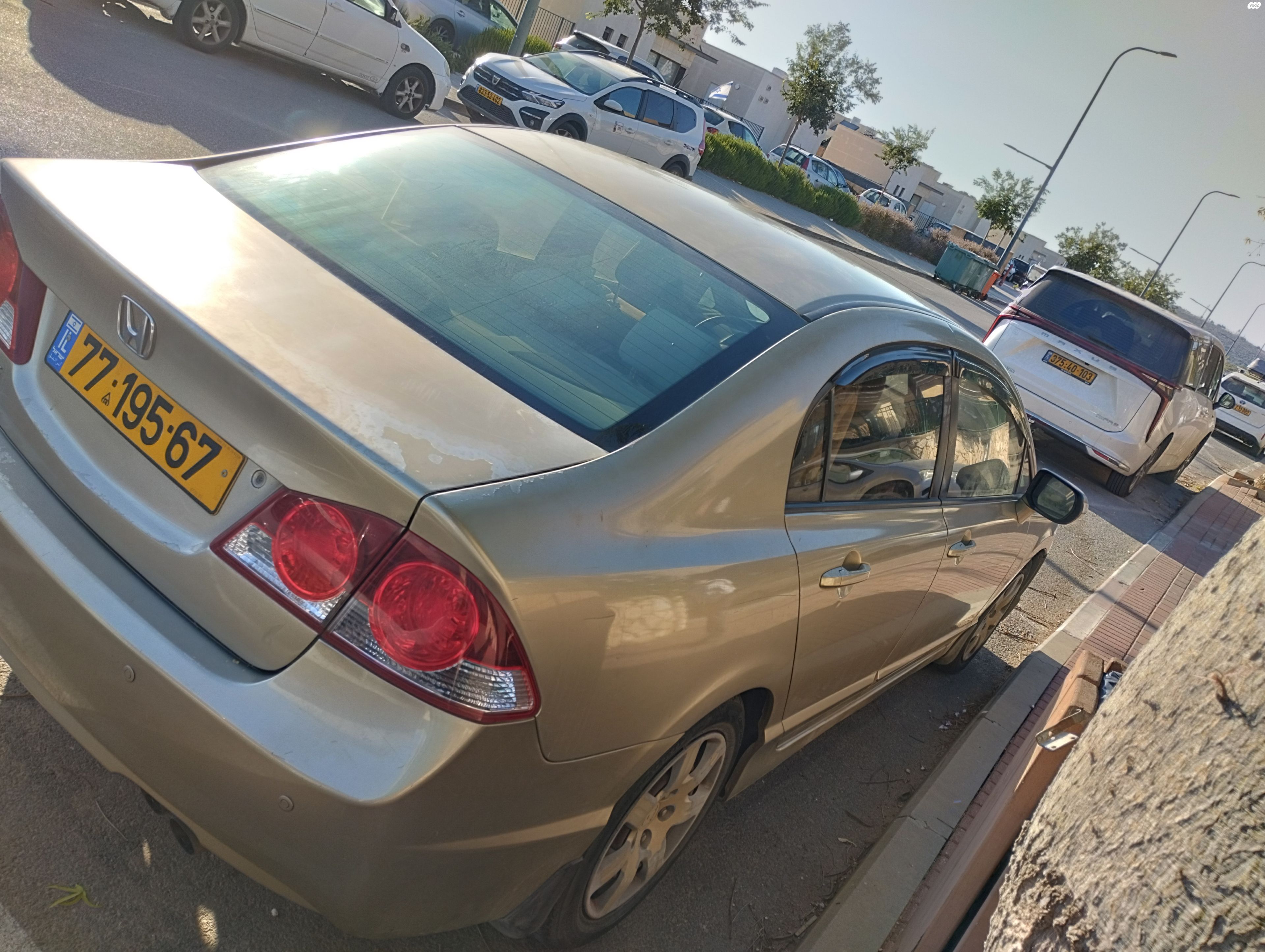 מודעת רכב הונדה סיוויק