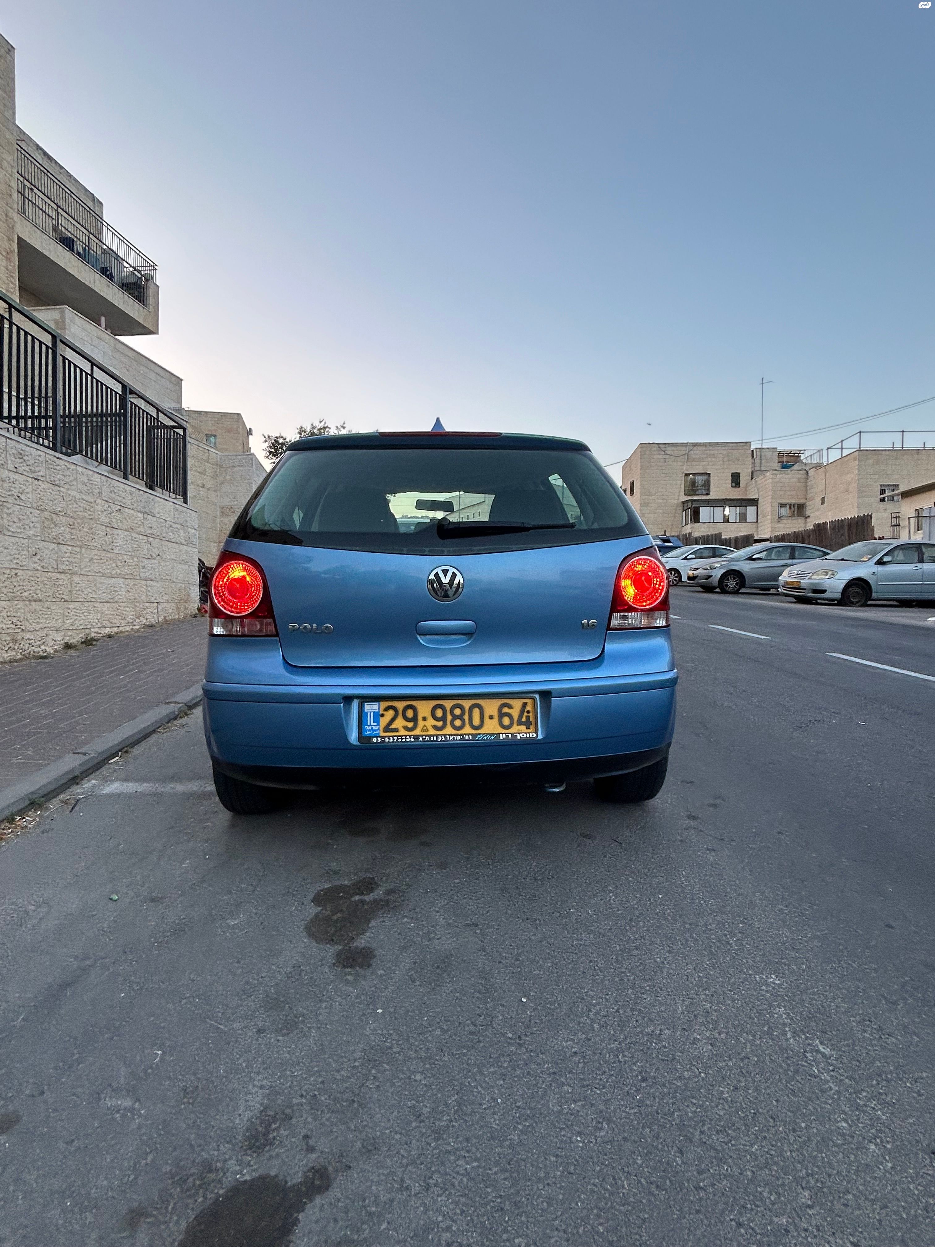 מודעת רכב פולקסווגן פולו 