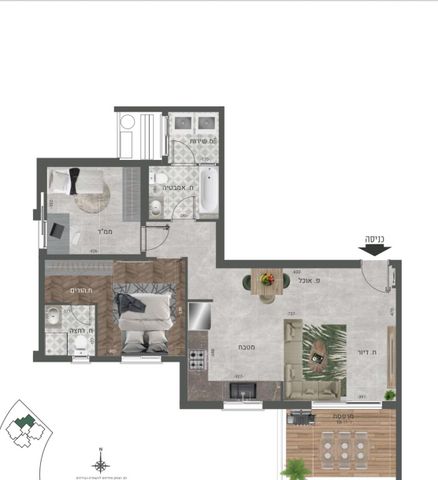 דירה, יהושפט, ערד