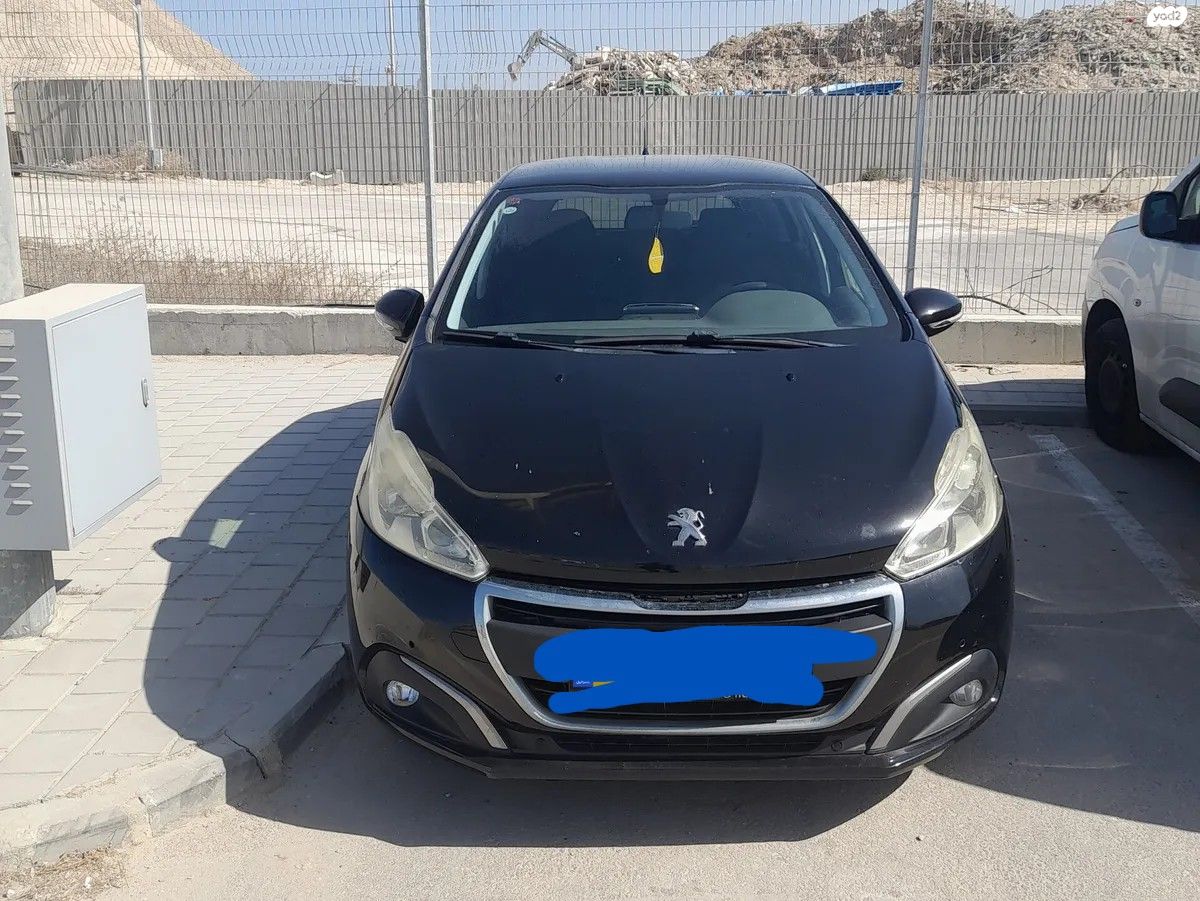 מודעת רכב פיג'ו 208