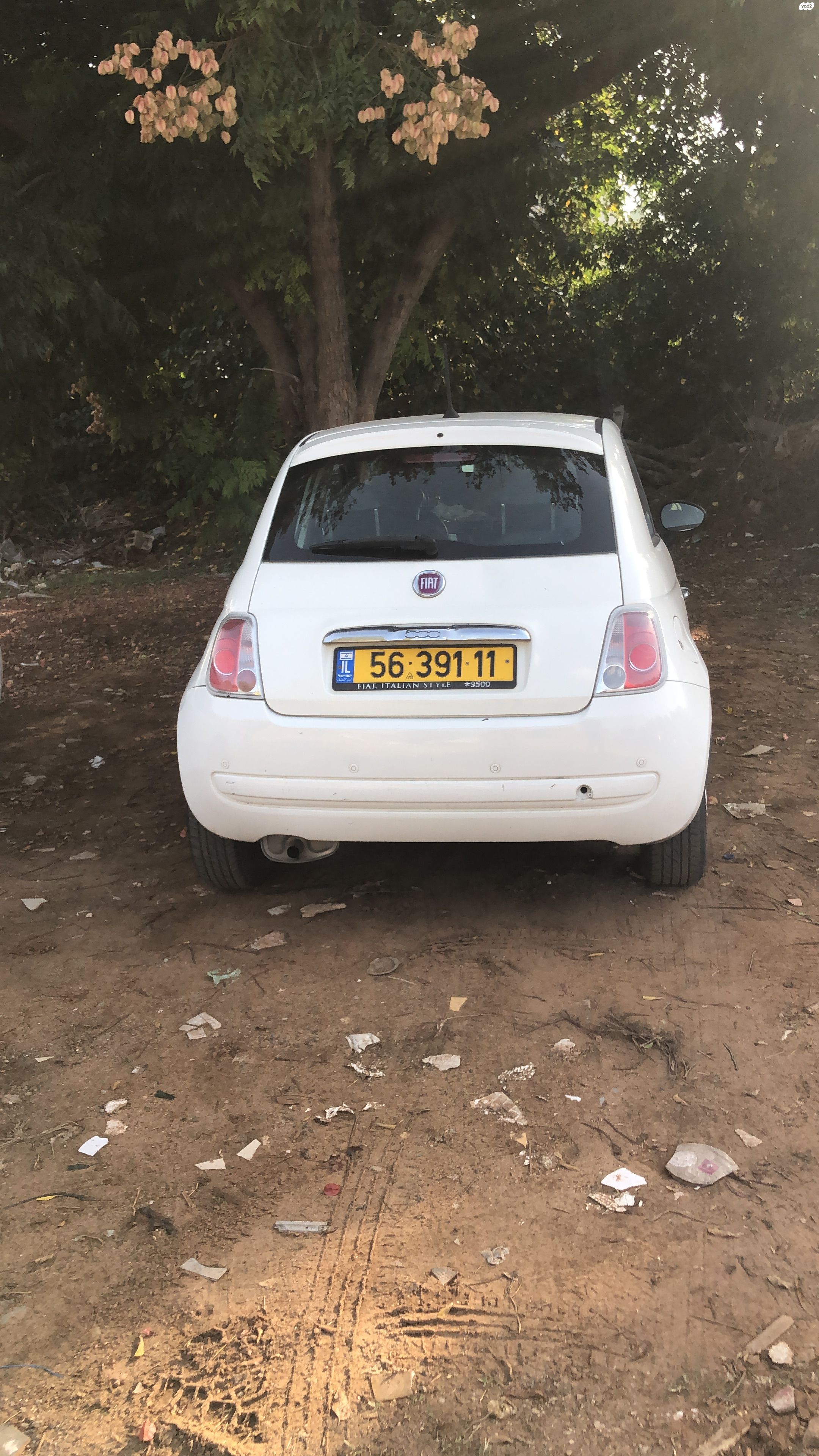 מודעת רכב פיאט 500