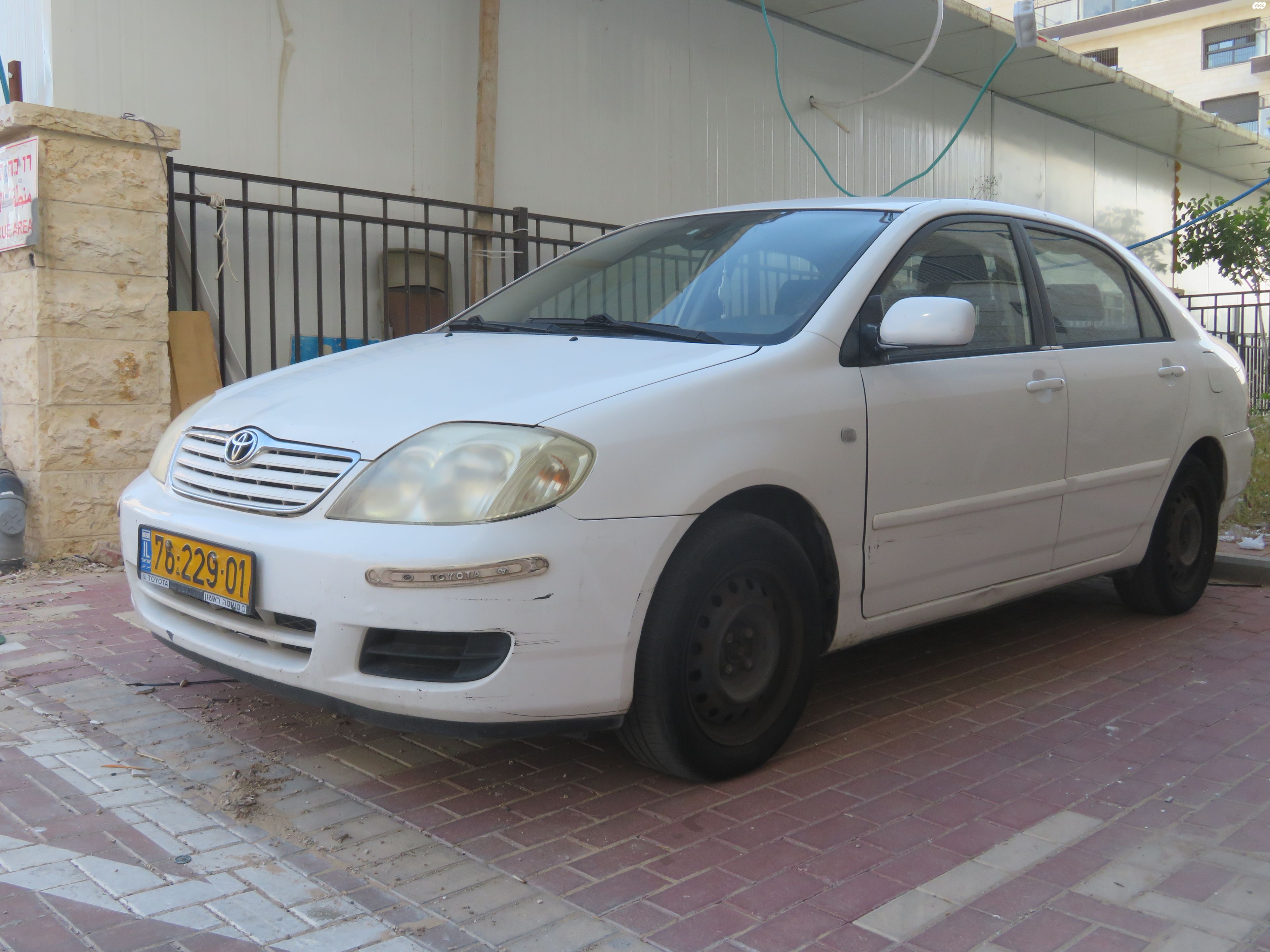 מודעת רכב טויוטה קורולה