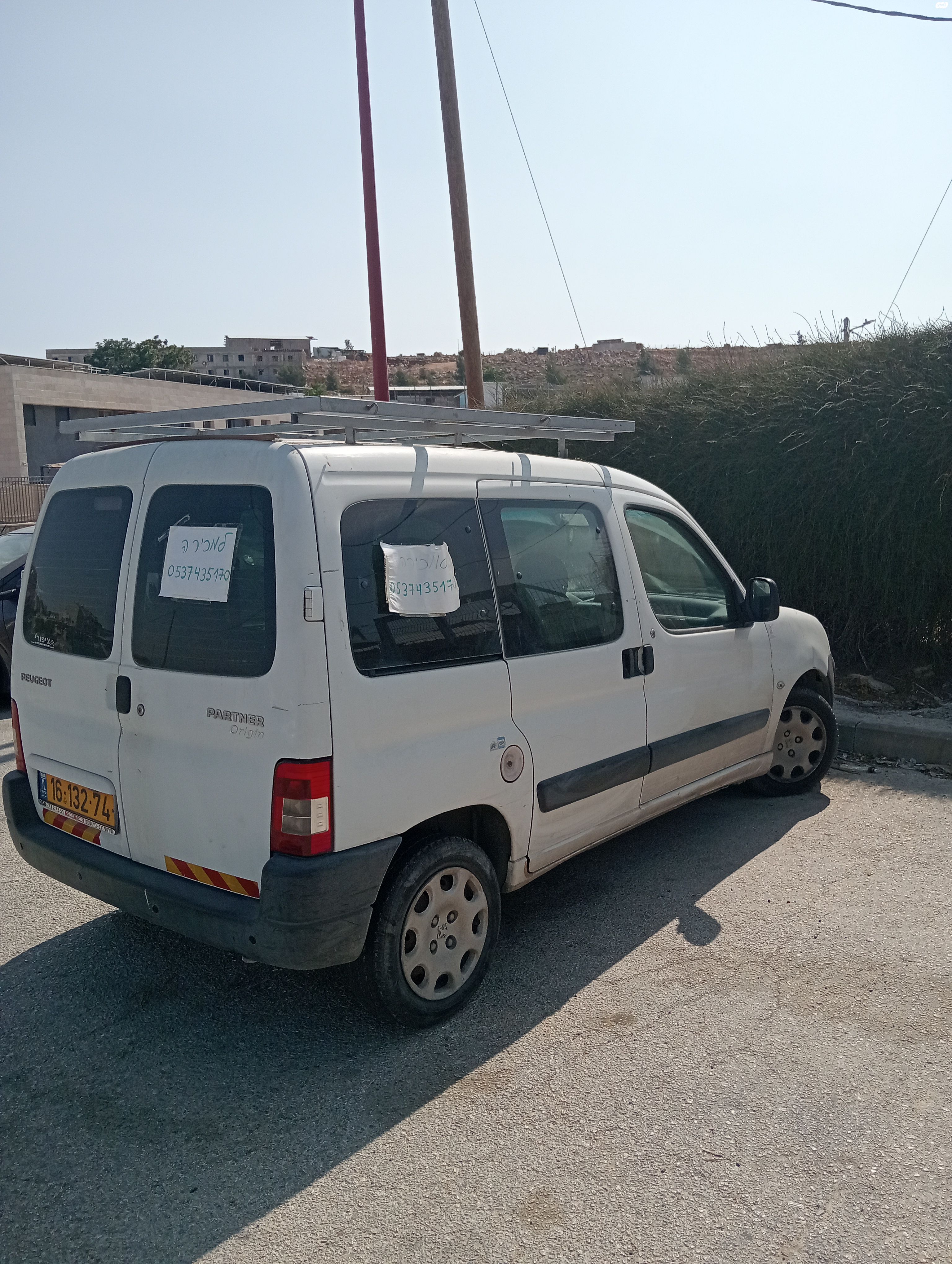מודעת רכב פיג'ו פרטנר