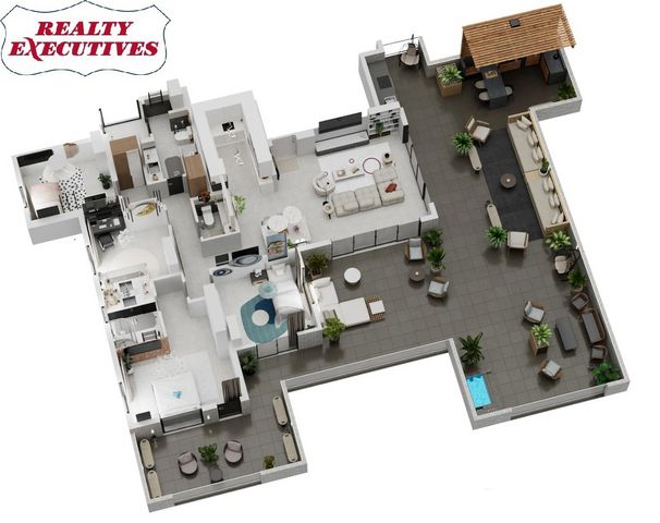 גג/ פנטהאוז, רמב"ם 7, מרכז דרום, רעננה