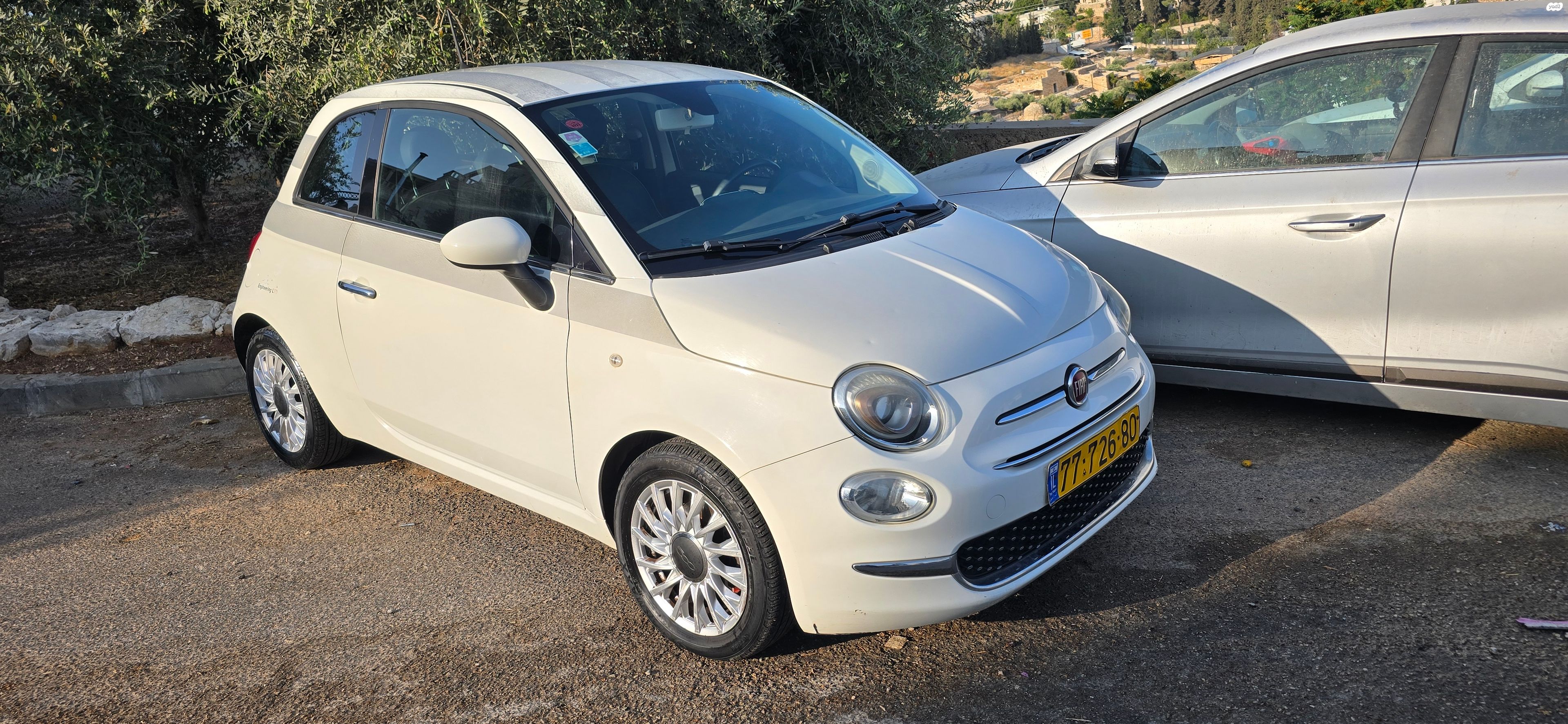 מודעת רכב פיאט 500