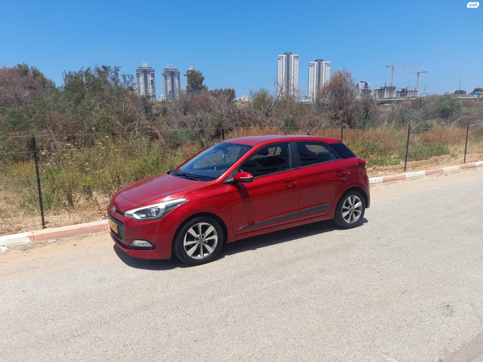 מודעת רכב יונדאי i20