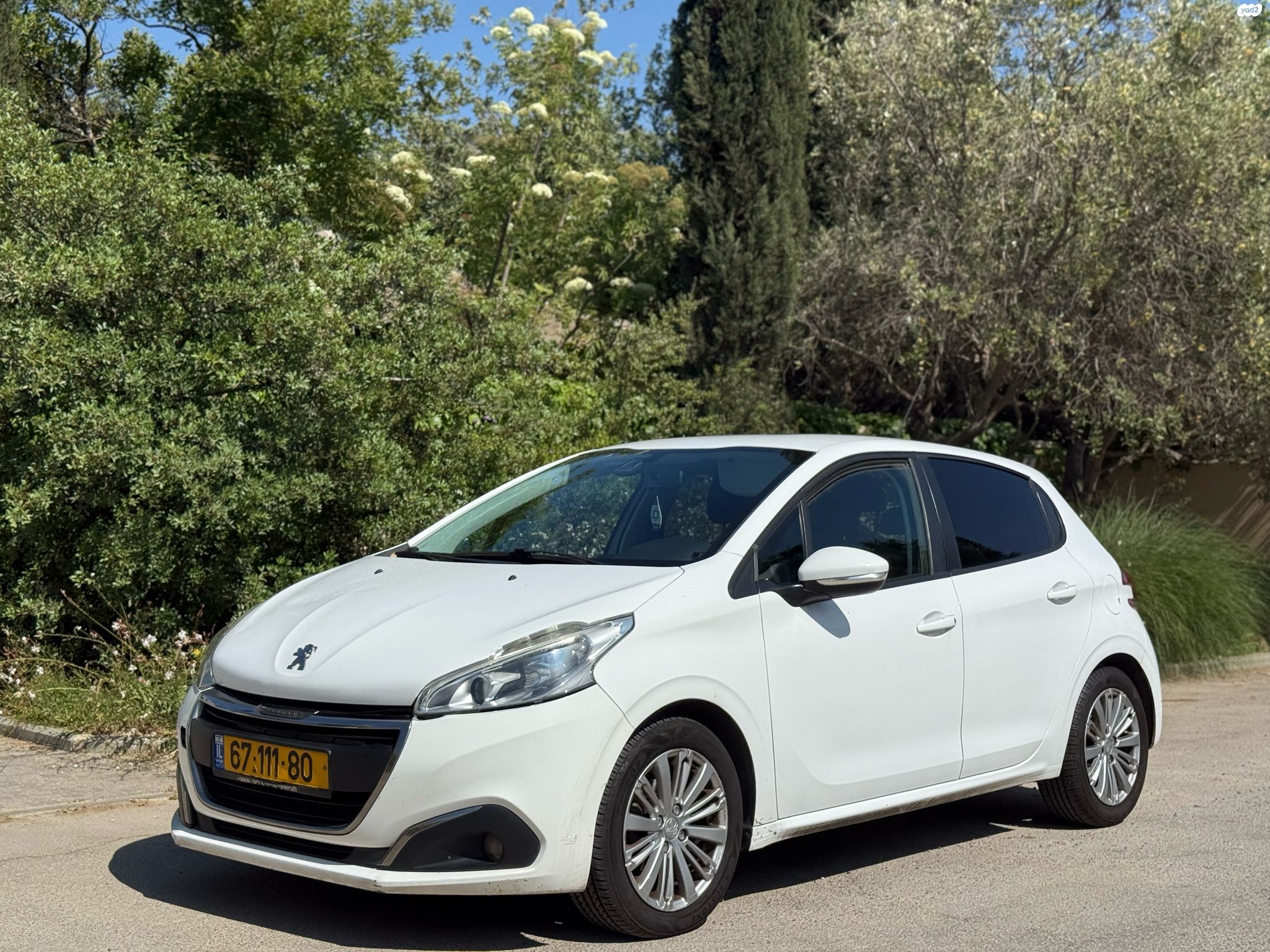 מודעת רכב פיג'ו 208