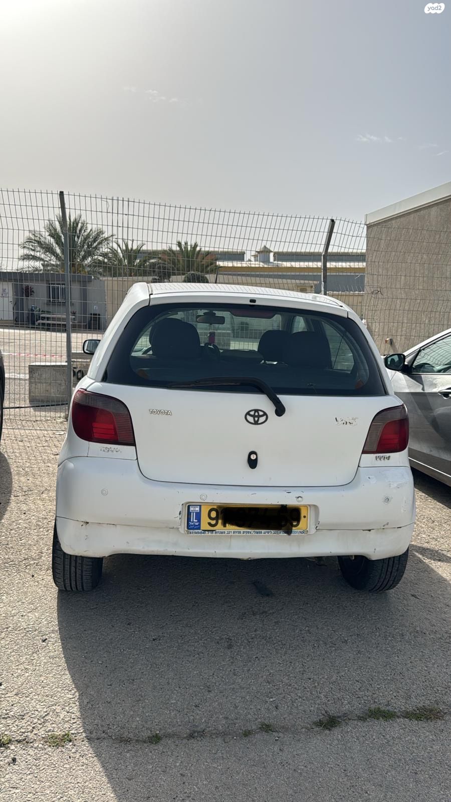 מודעת רכב טויוטה יאריס
