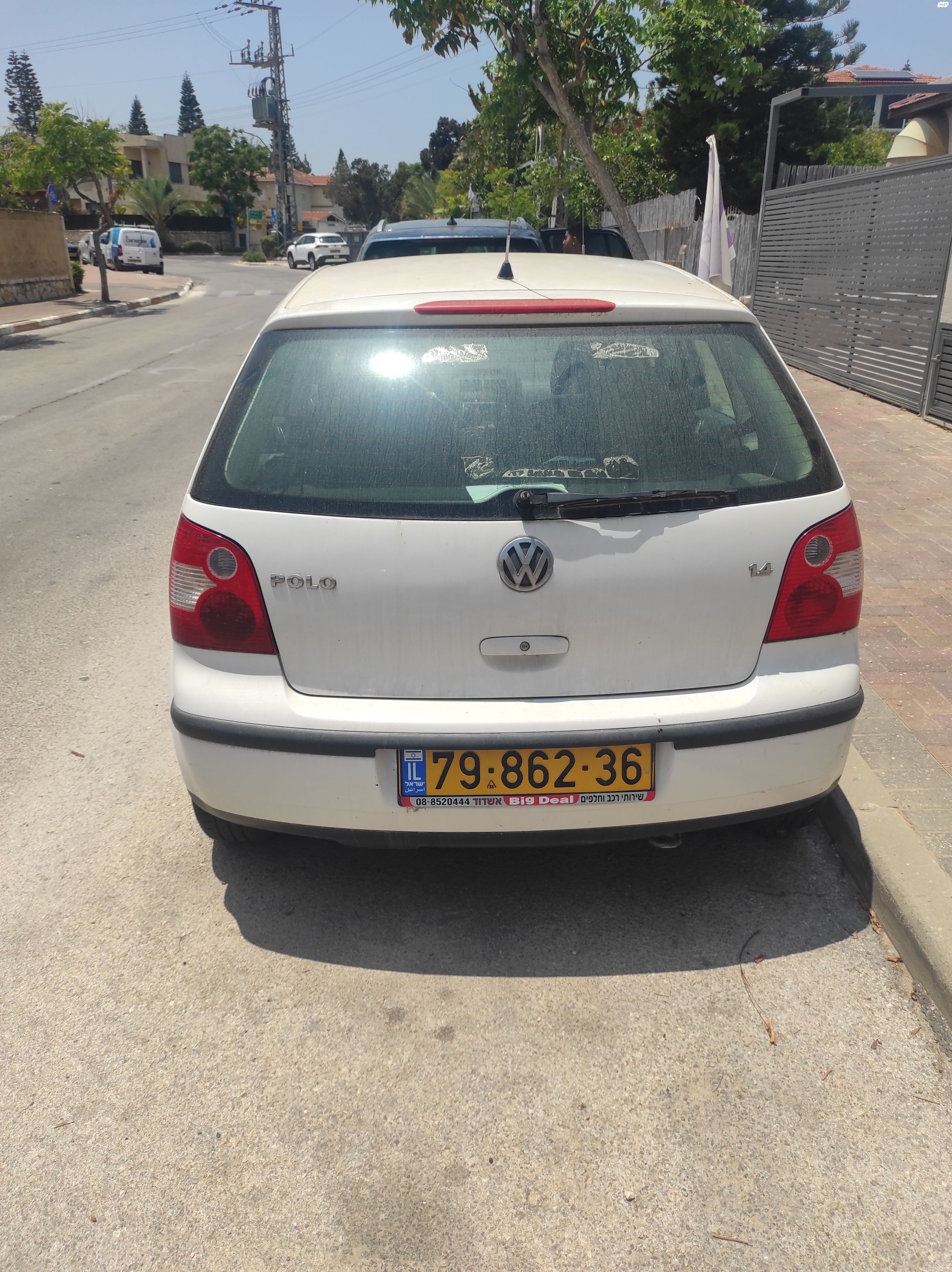 מודעת רכב פולקסווגן פולו