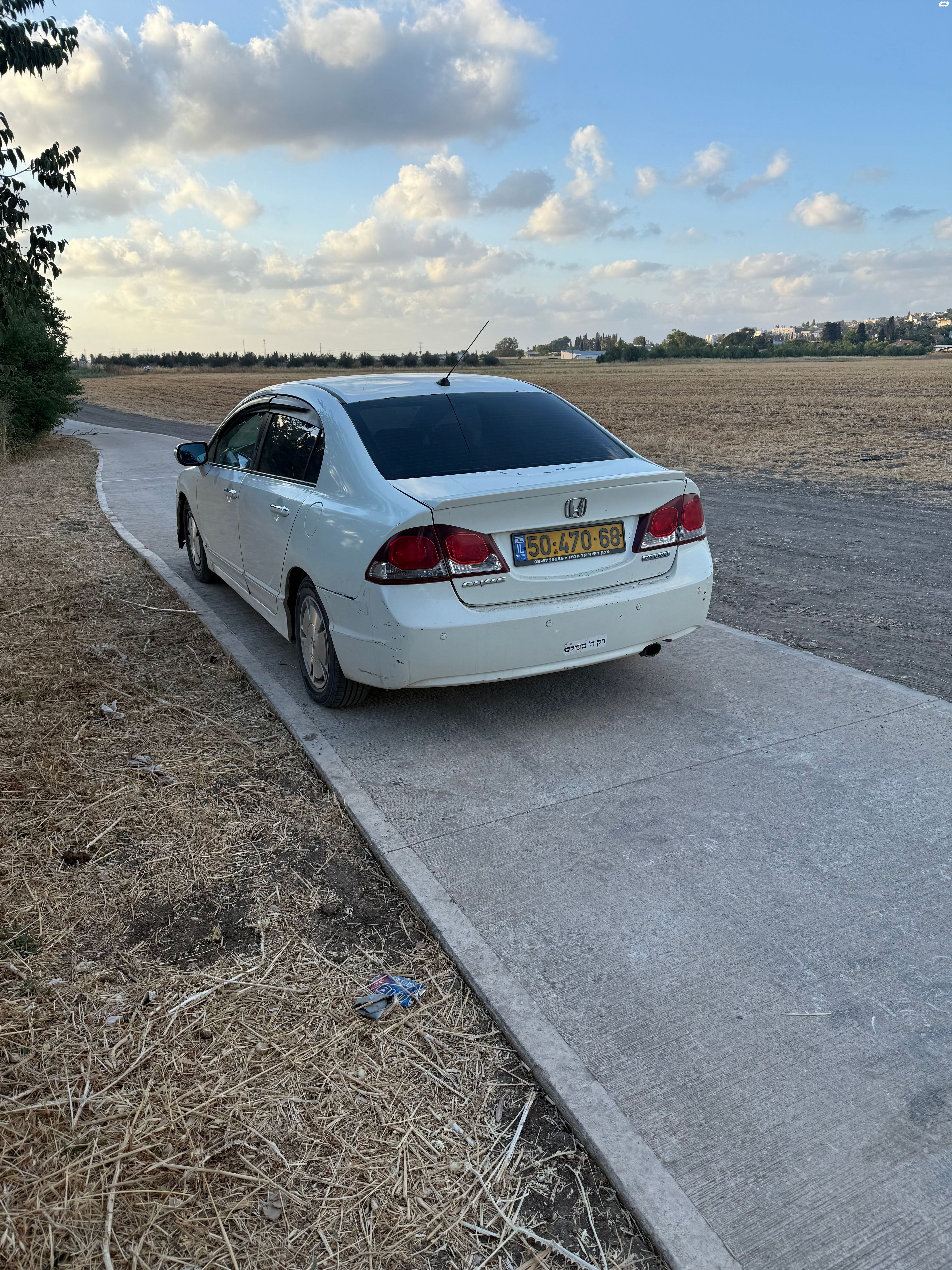 מודעת רכב הונדה סיוויק