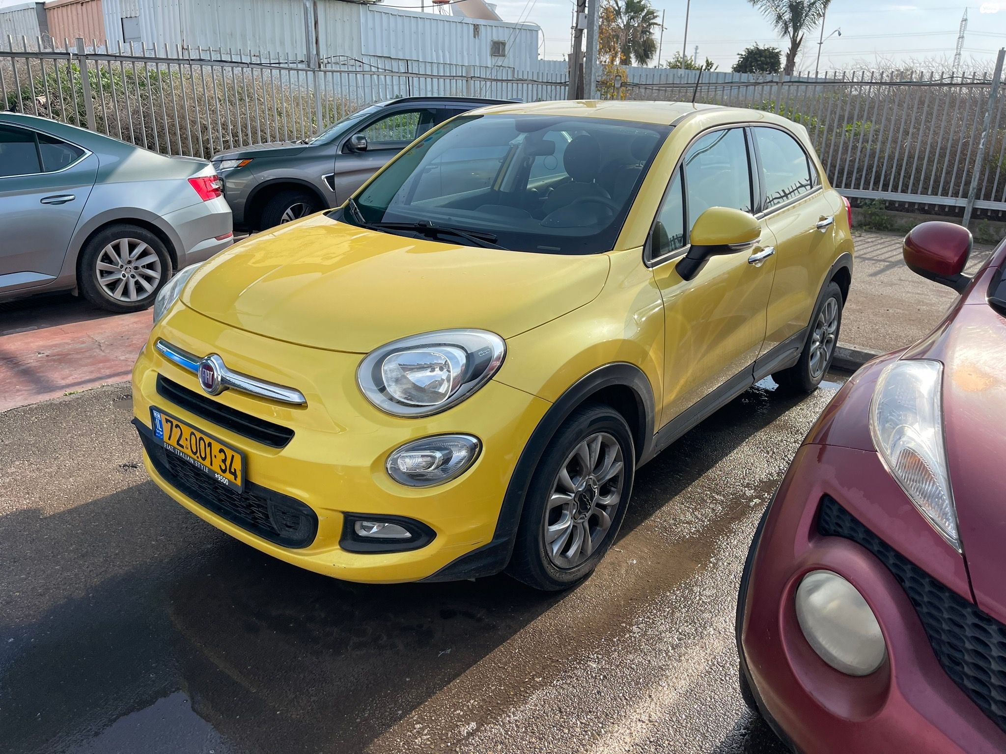 מודעת רכב פיאט 500X