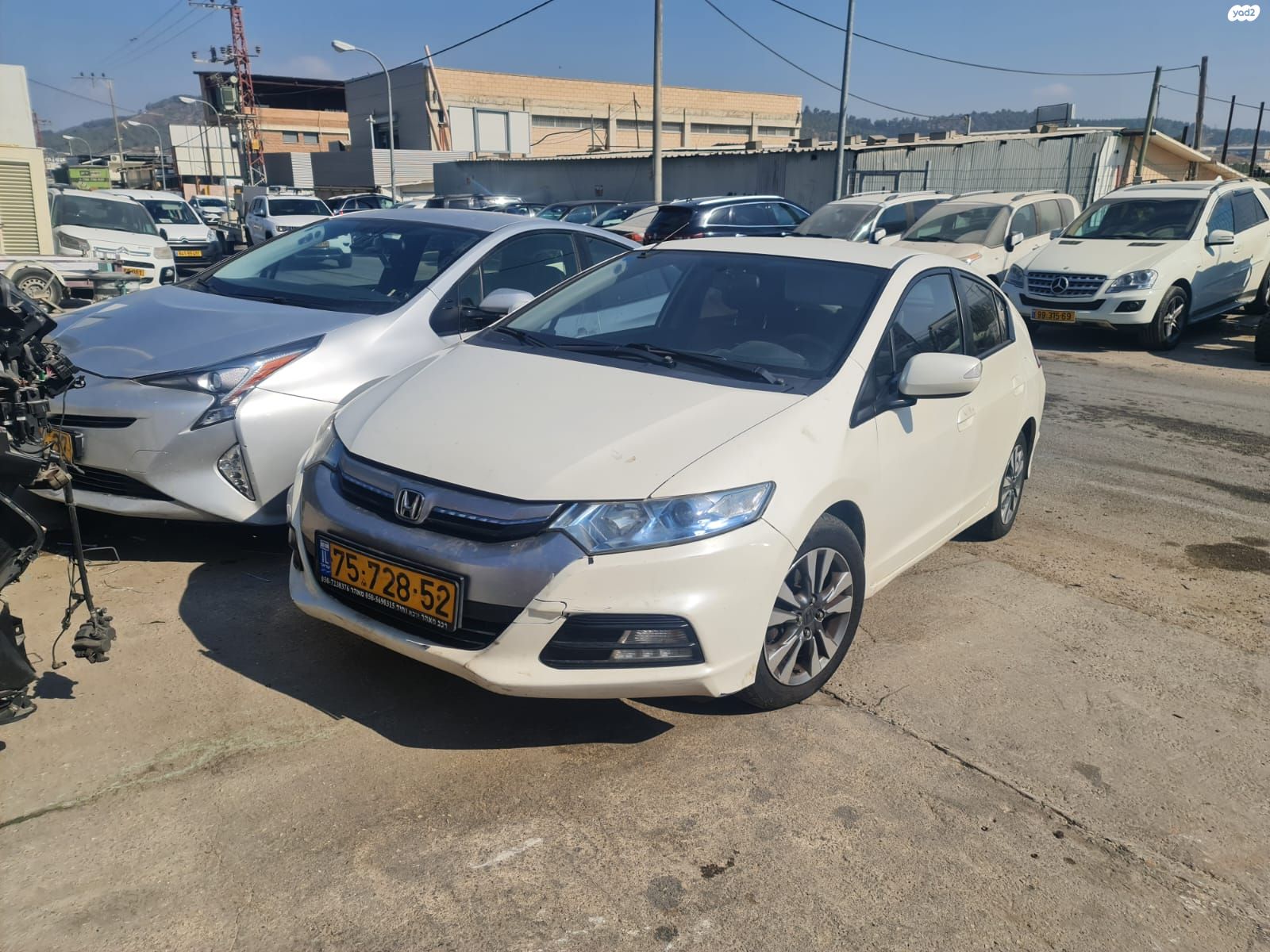 מודעת רכב הונדה אינסייט