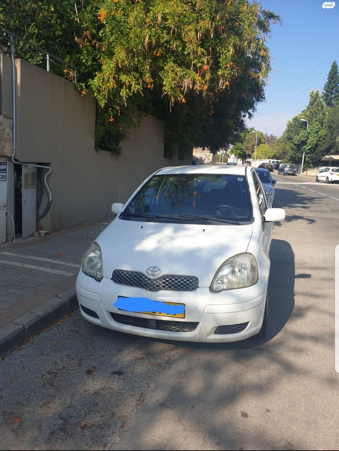 מודעת רכב טויוטה יאריס