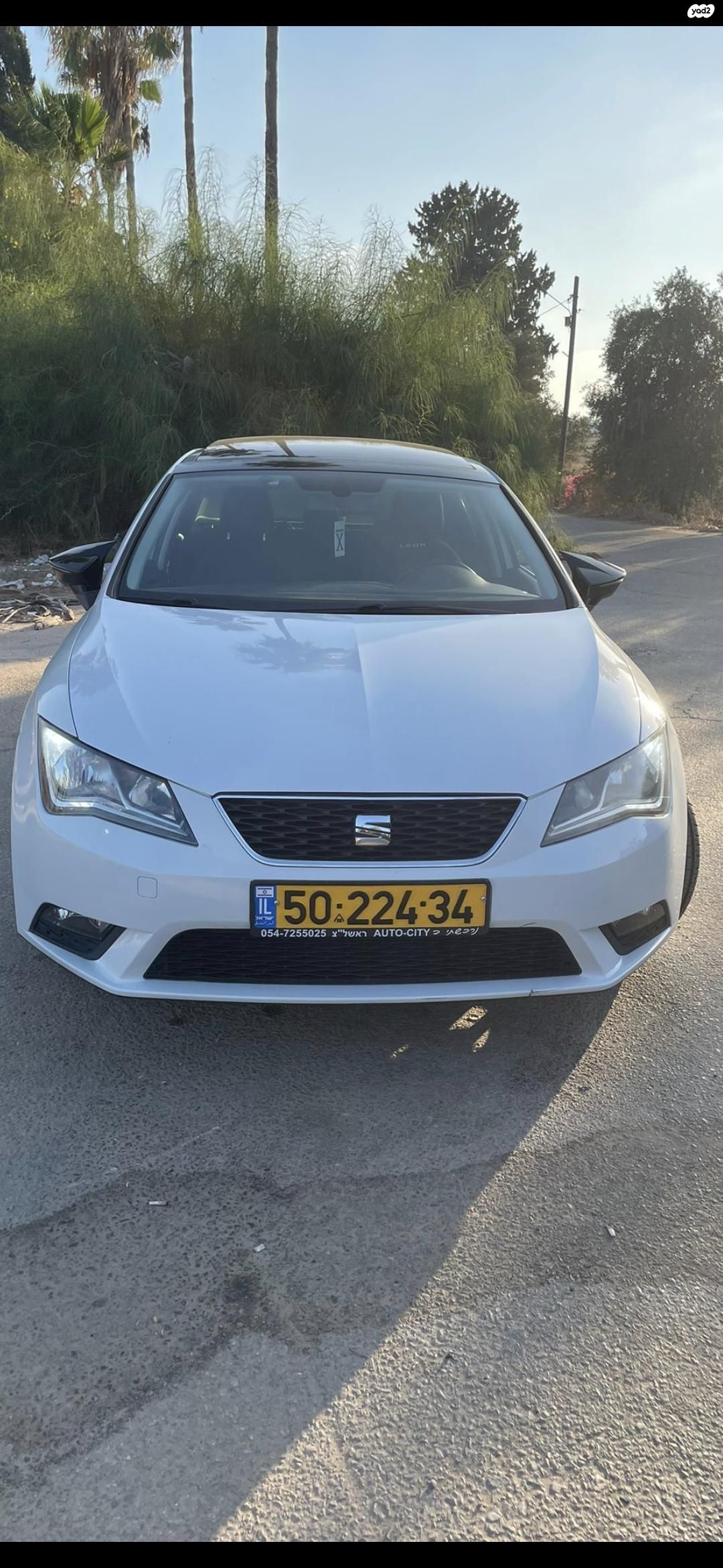 מודעת רכב סיאט לאון