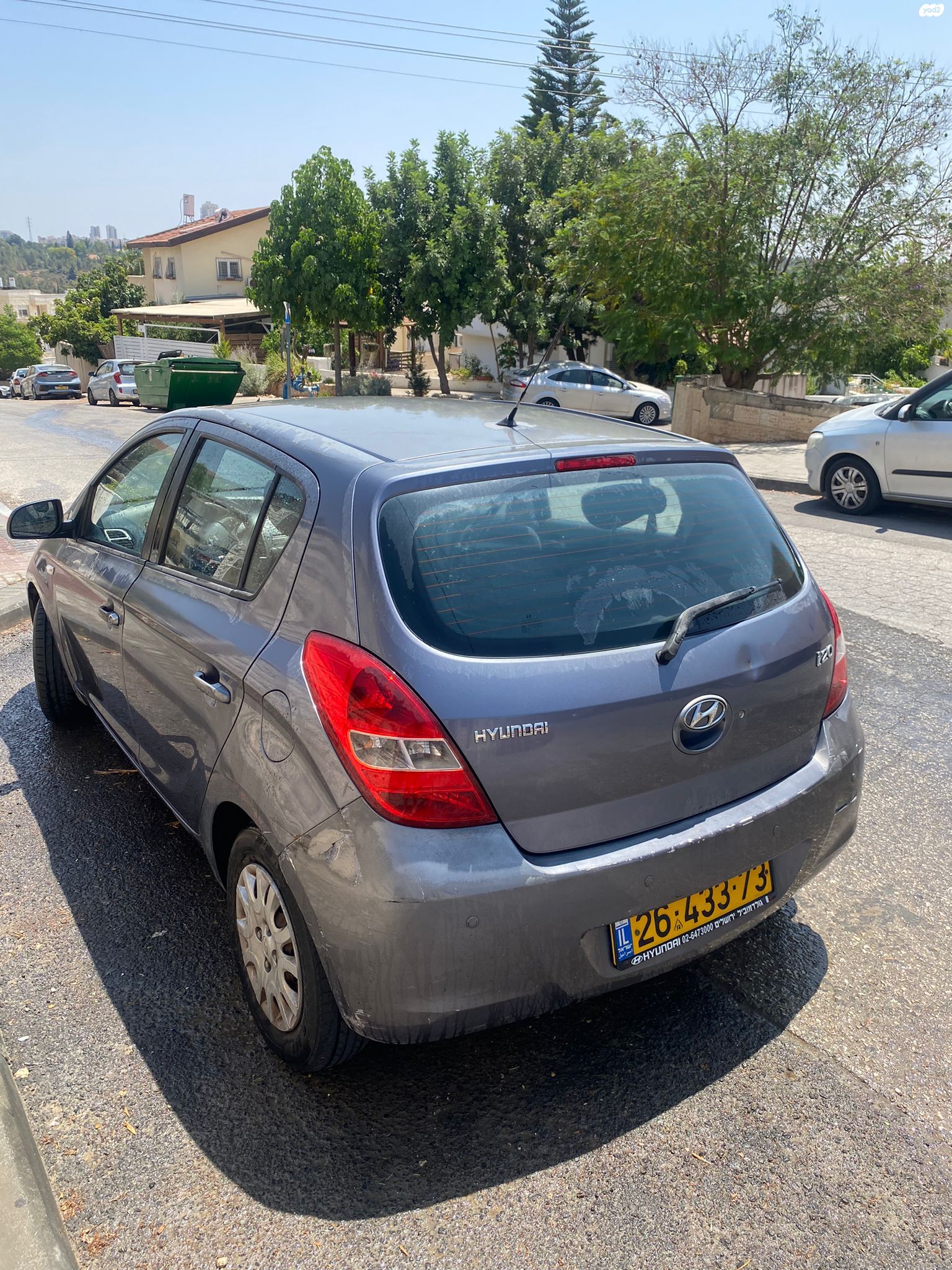 מודעת רכב יונדאי i20