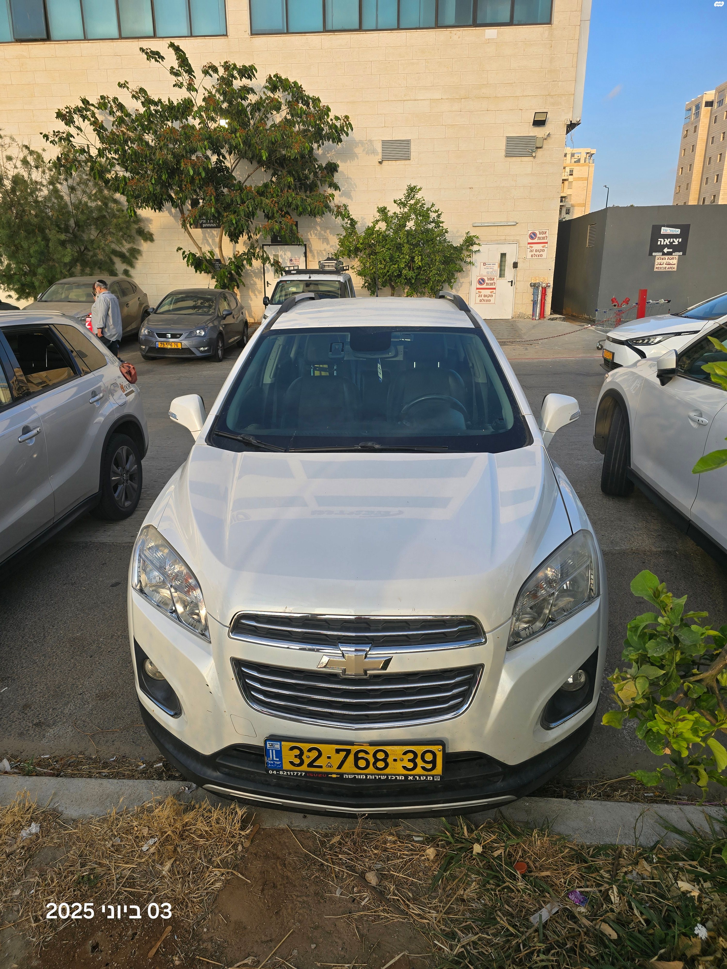 מודעת רכב שברולט טראקס