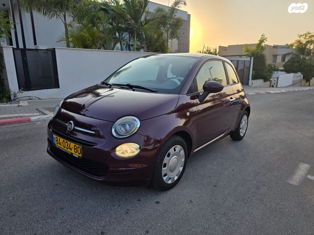 מודעת רכב פיאט 500