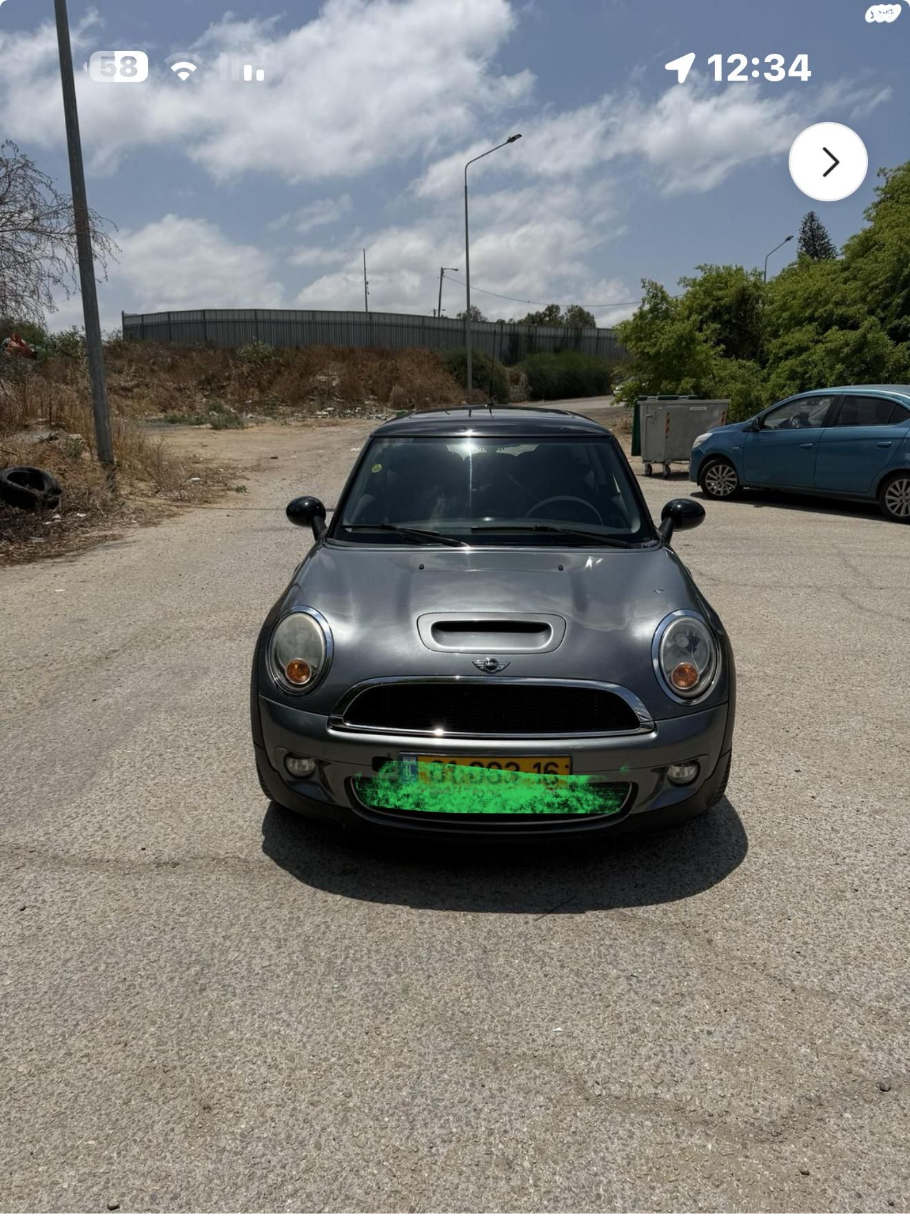 מודעת רכב מיני קופר