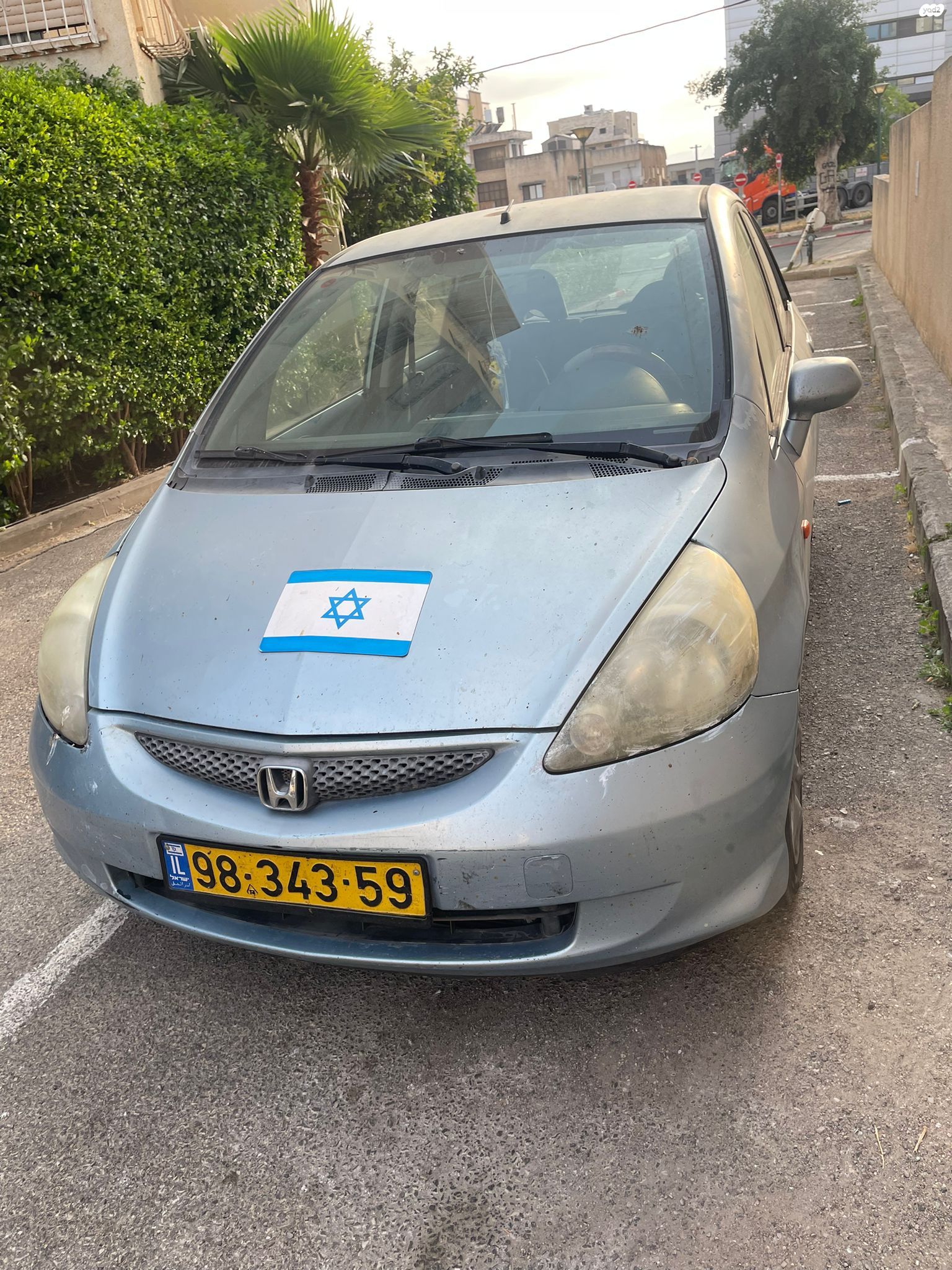 מודעת רכב הונדה ג'אז 