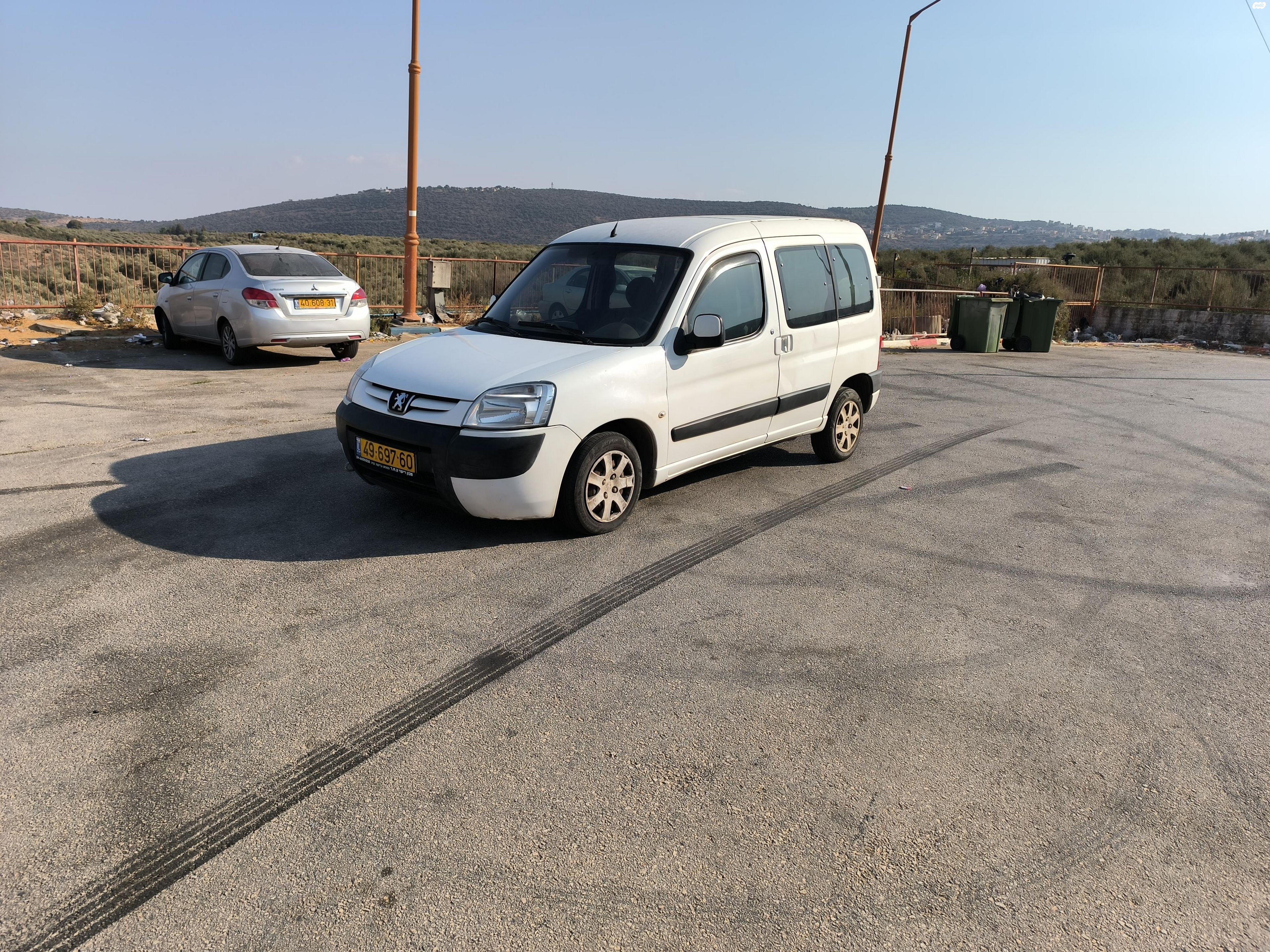 מודעת רכב פיג'ו פרטנר
