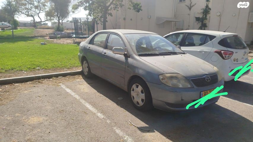 מודעת רכב טויוטה קורולה