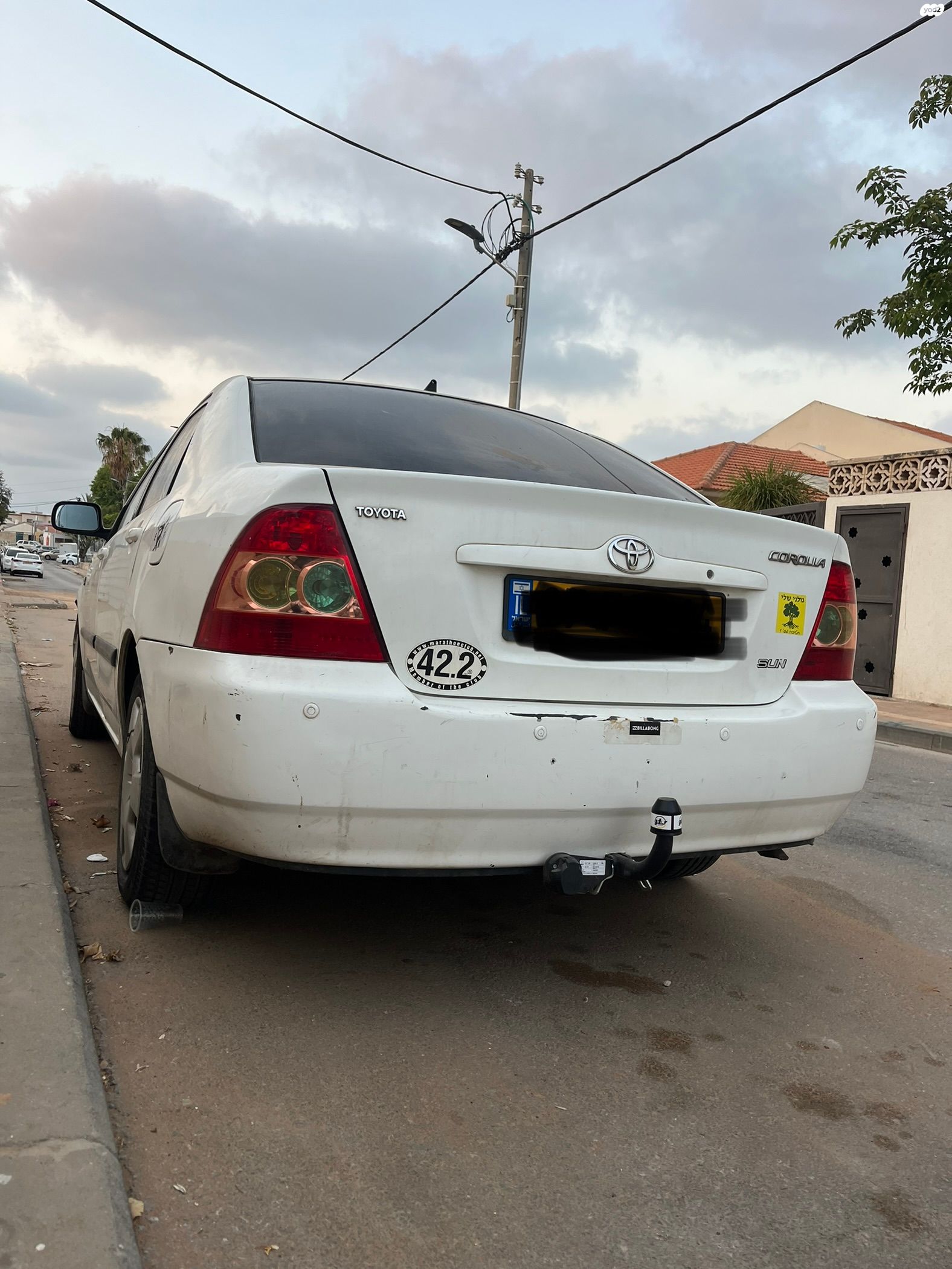 מודעת רכב טויוטה קורולה