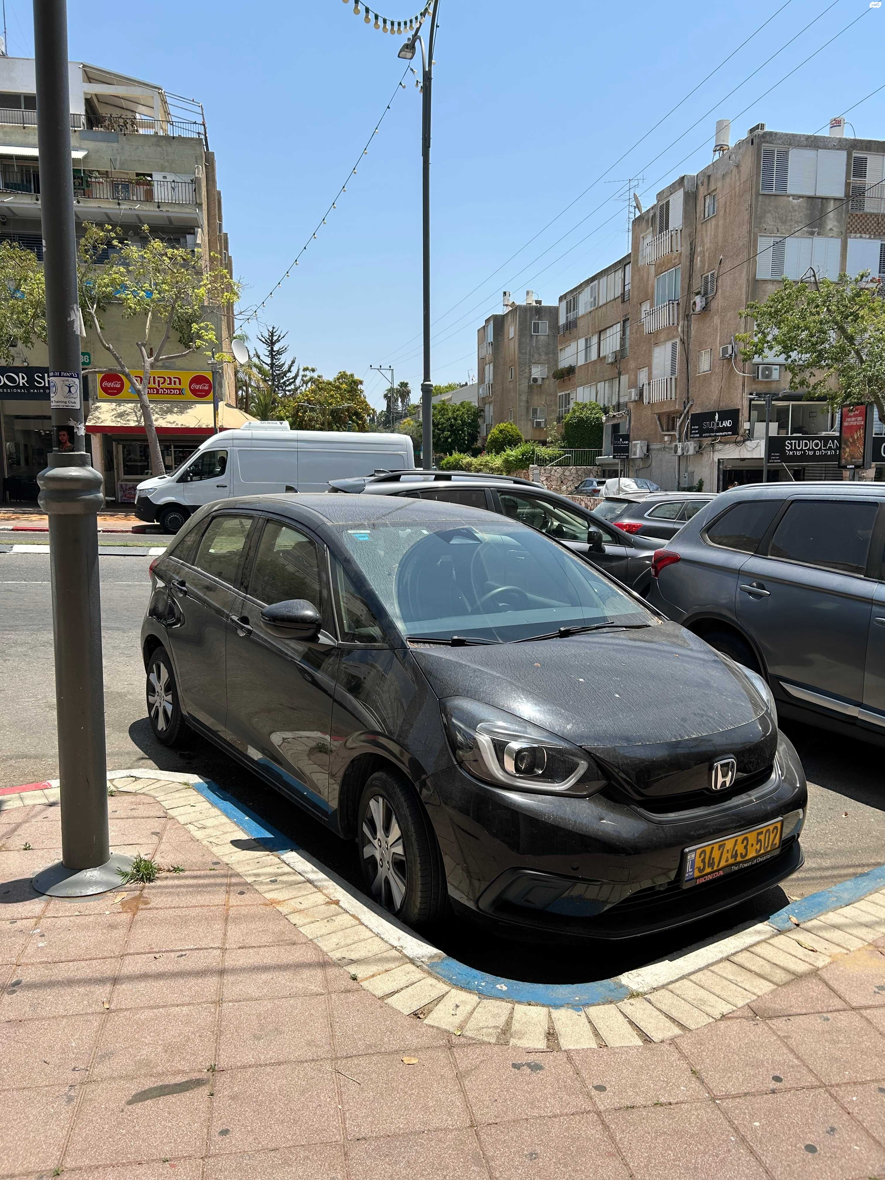 מודעת רכב הונדה ג'אז 