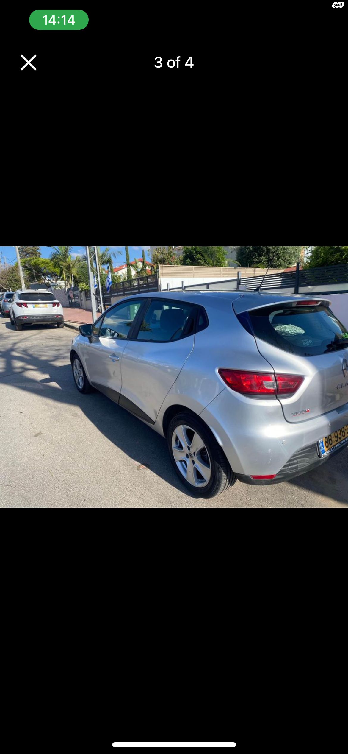 מודעת רכב רנו קליאו