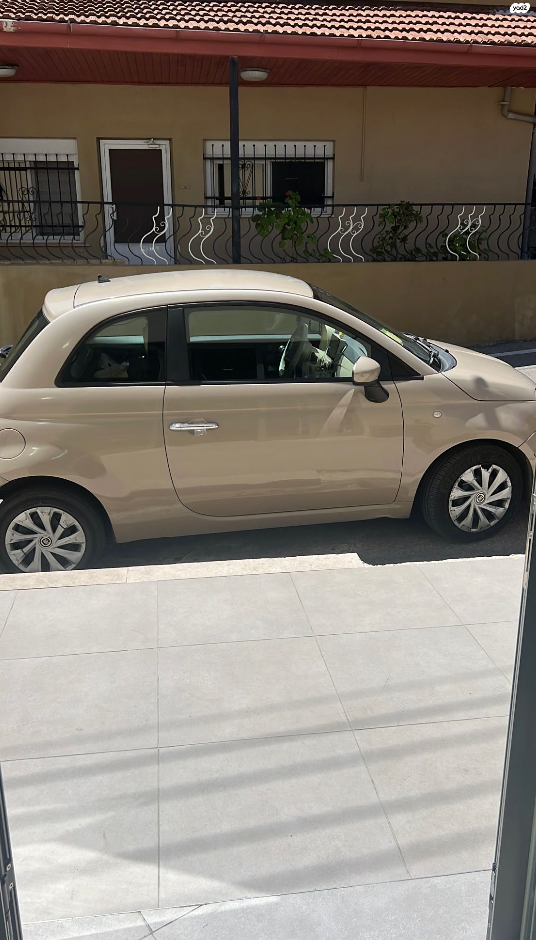 מודעת רכב פיאט 500