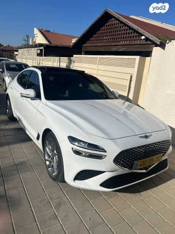 מודעת רכב ג'נסיס G70