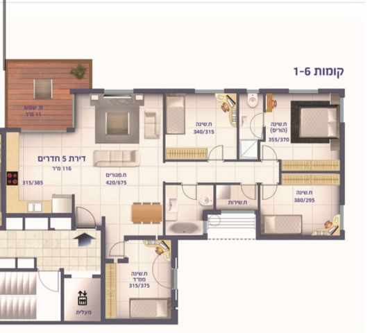 דירה, דניאל 41, לב העיר, בת ים