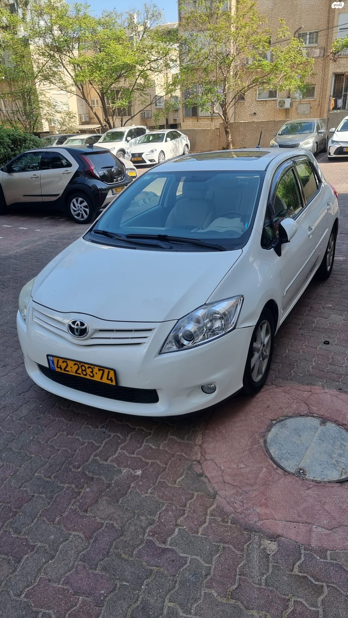 מודעת רכב טויוטה אוריס