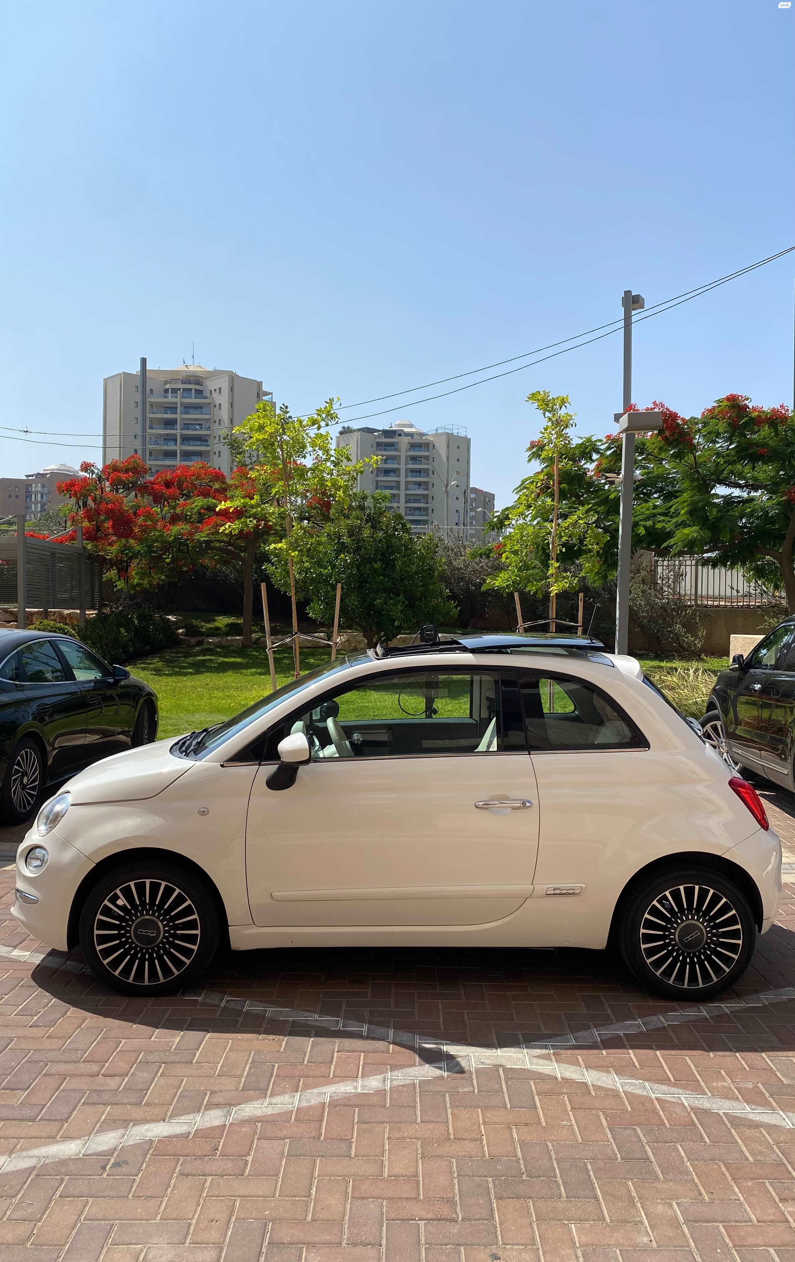 מודעת רכב פיאט 500