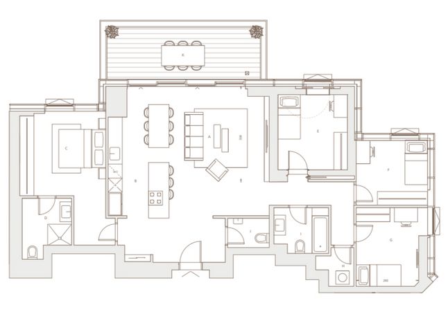 דירה, אבן גבירול, הצפון החדש - כיכר המדינה, תל אביב יפו