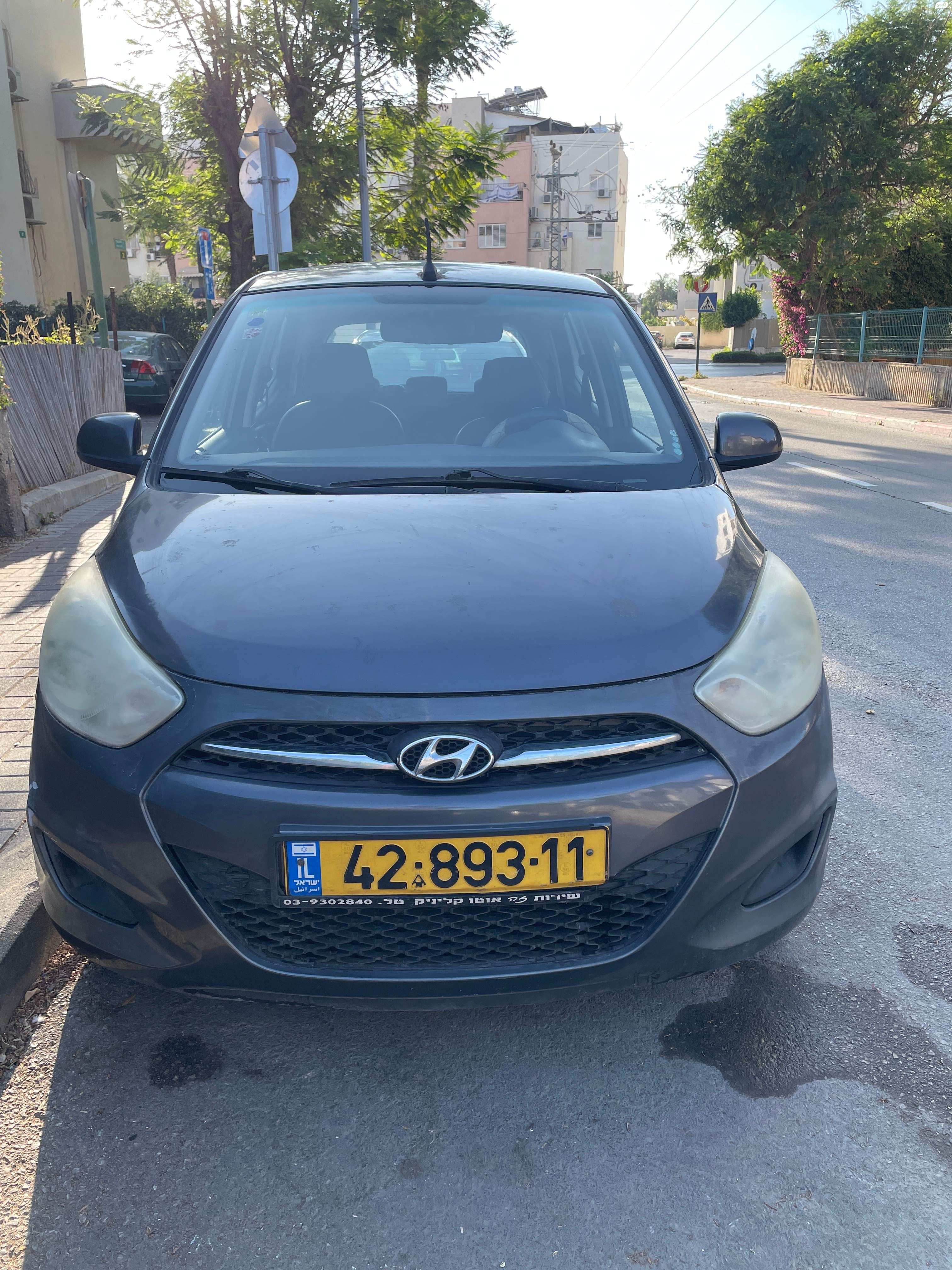 מודעת רכב יונדאי i10