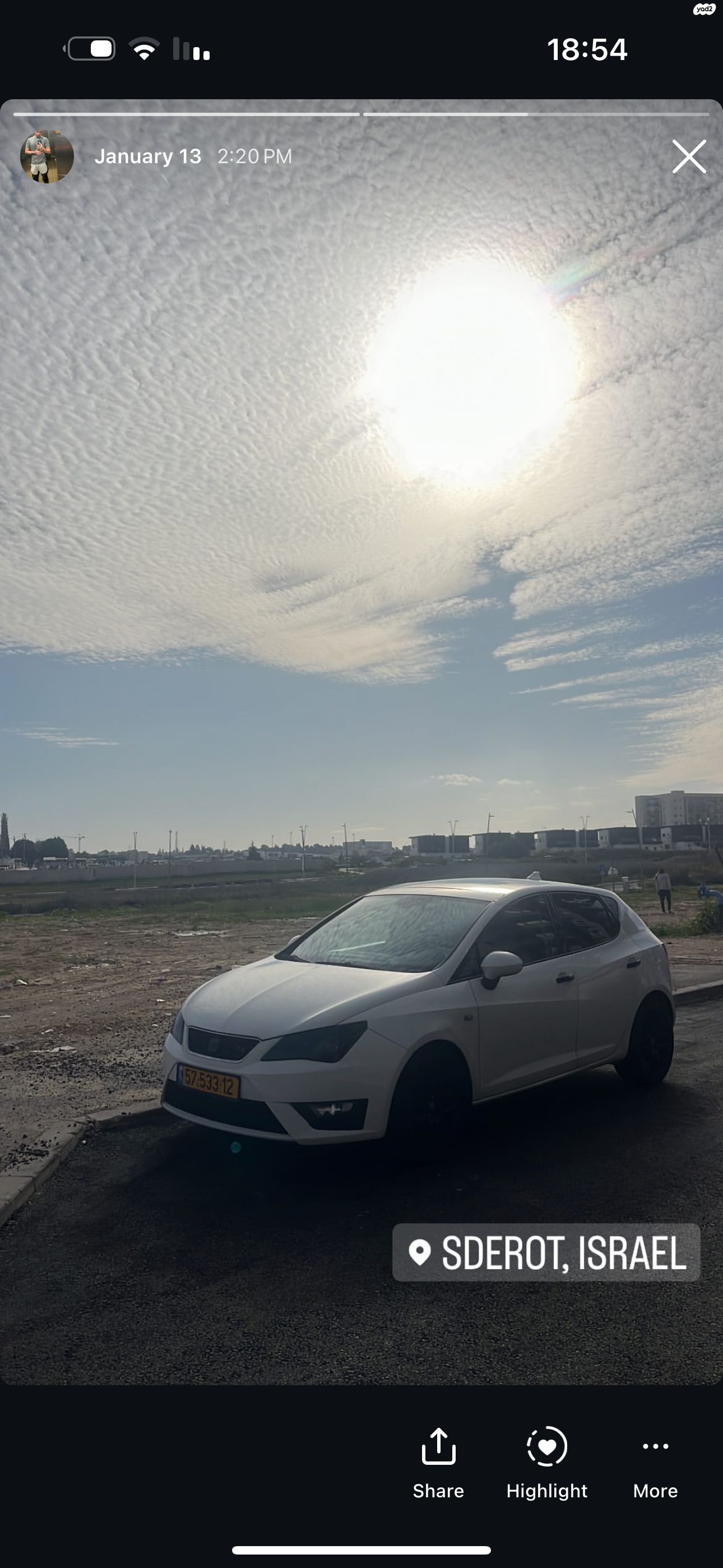 מודעת רכב סיאט איביזה