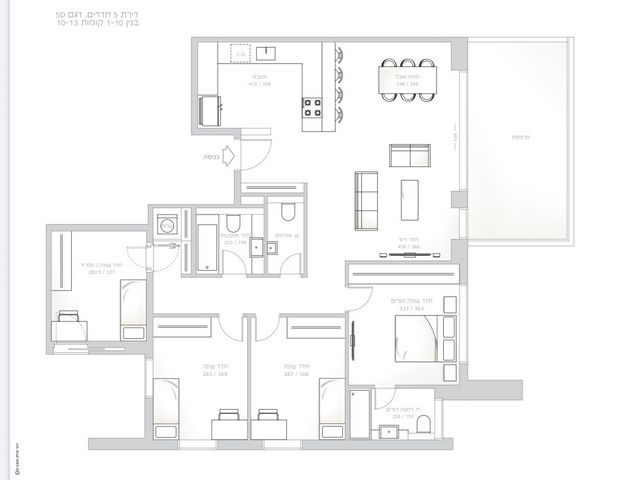 דירה, החשמונאים 96, גני שרונה, קרית הממשלה, תל אביב יפו