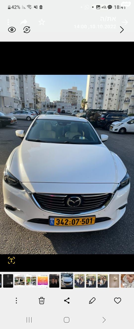 מודעת רכב מאזדה 6