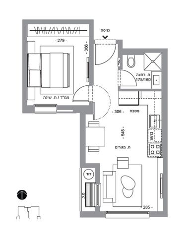 דירה, ויצמן, הצפון החדש - דרום, תל אביב יפו